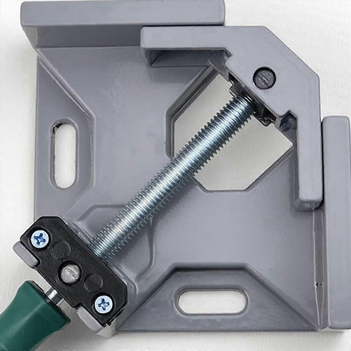 Aluminum Single Handle 90 Degree Right Angle Clamp Angle Clamp Woodworking Frame Clip Right Angle Fo