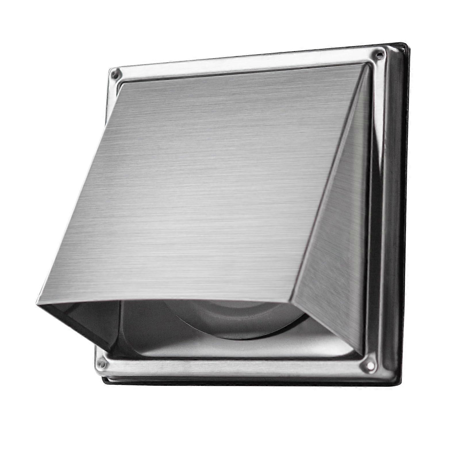 5 Inch External Wall Vent with Cushioned Non  Flap for Extractor Fans 125mm Round Duct