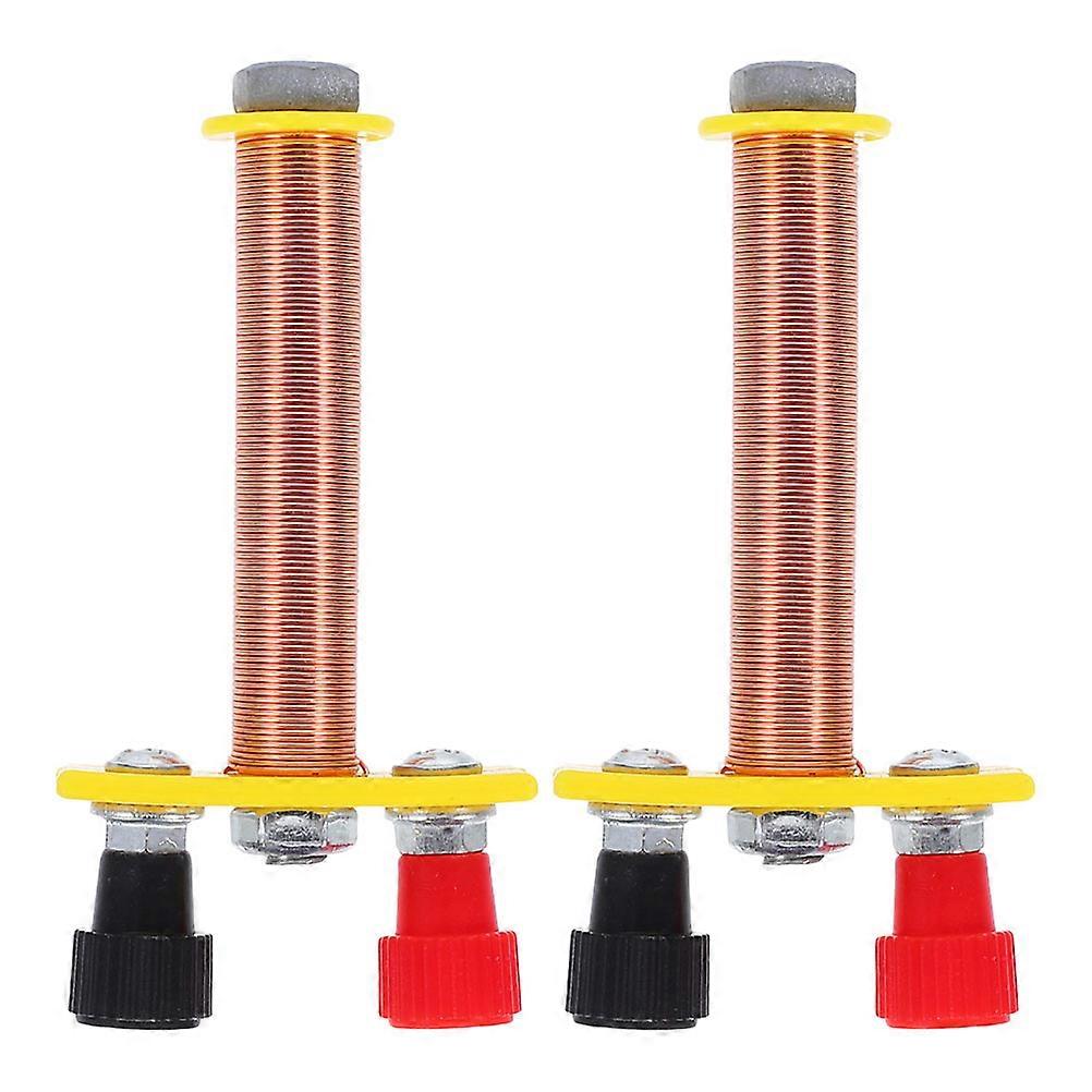 Electromagnetic Solenoid Coil for Electrical Circuit Teaching 2Pcs Physics Equipment