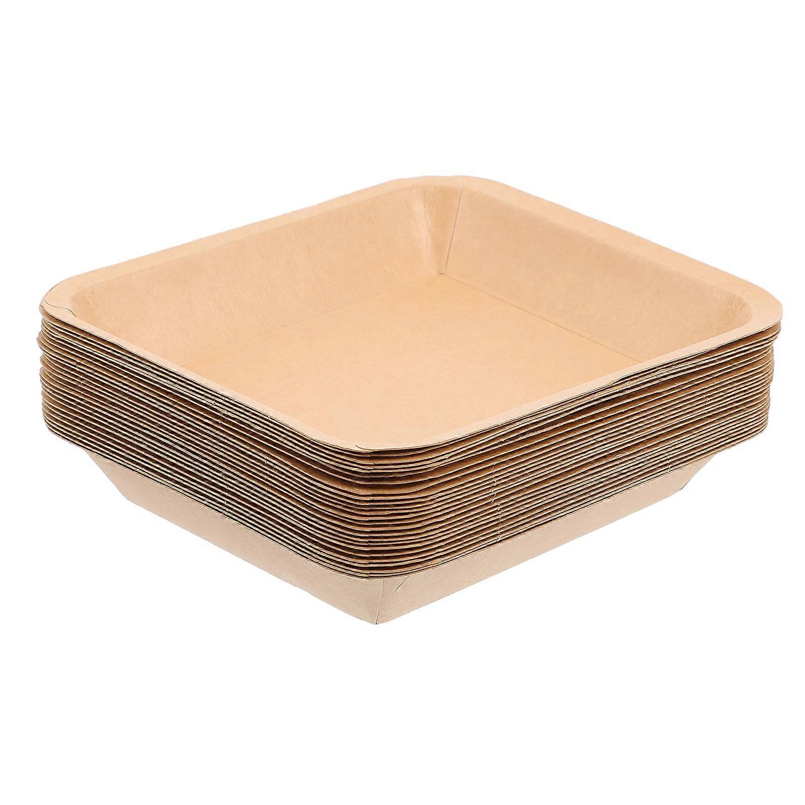 Paper for Fried Chicken with 50Pcs Kraft Material Pack