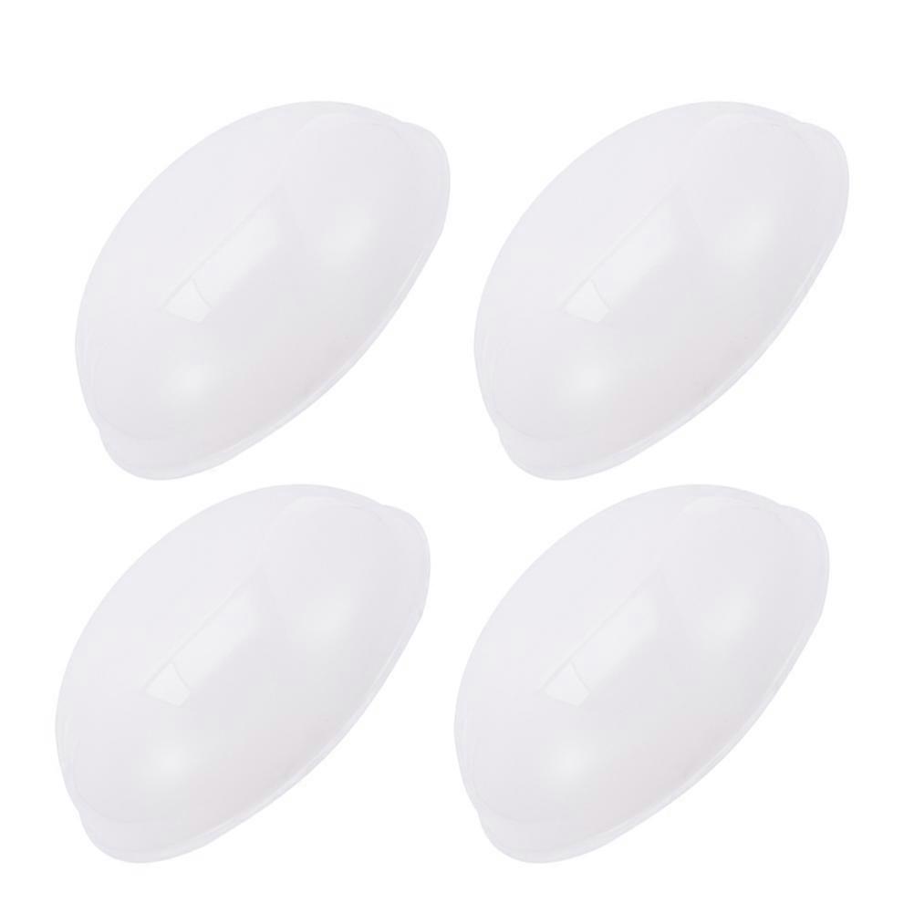 White PVC Ceiling Light Cover for Home Easy Installation Design Excellent Light Diffusion 4pcs