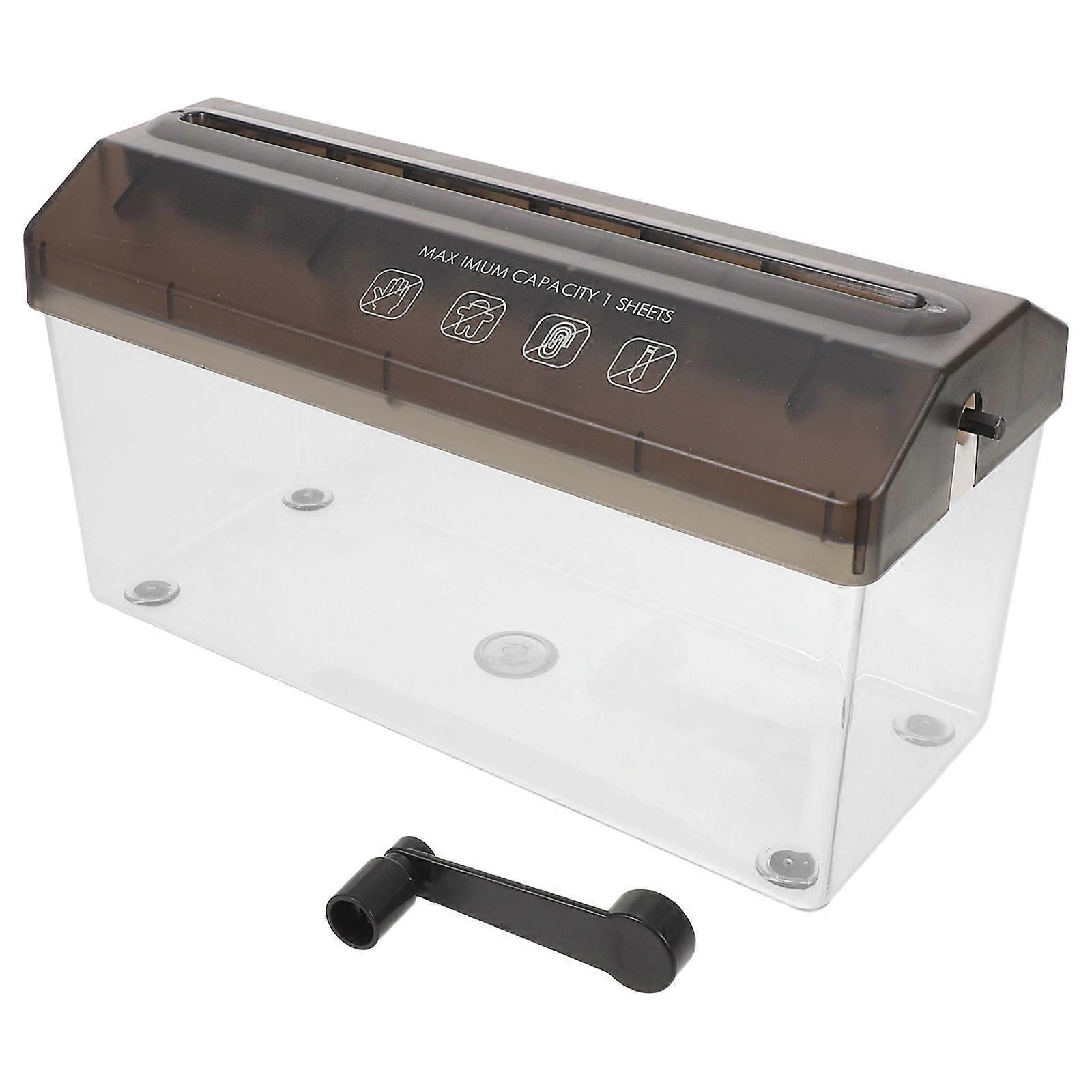 Home Office Paper Shredder Manual for Documents Cutting 1 Portable Tool