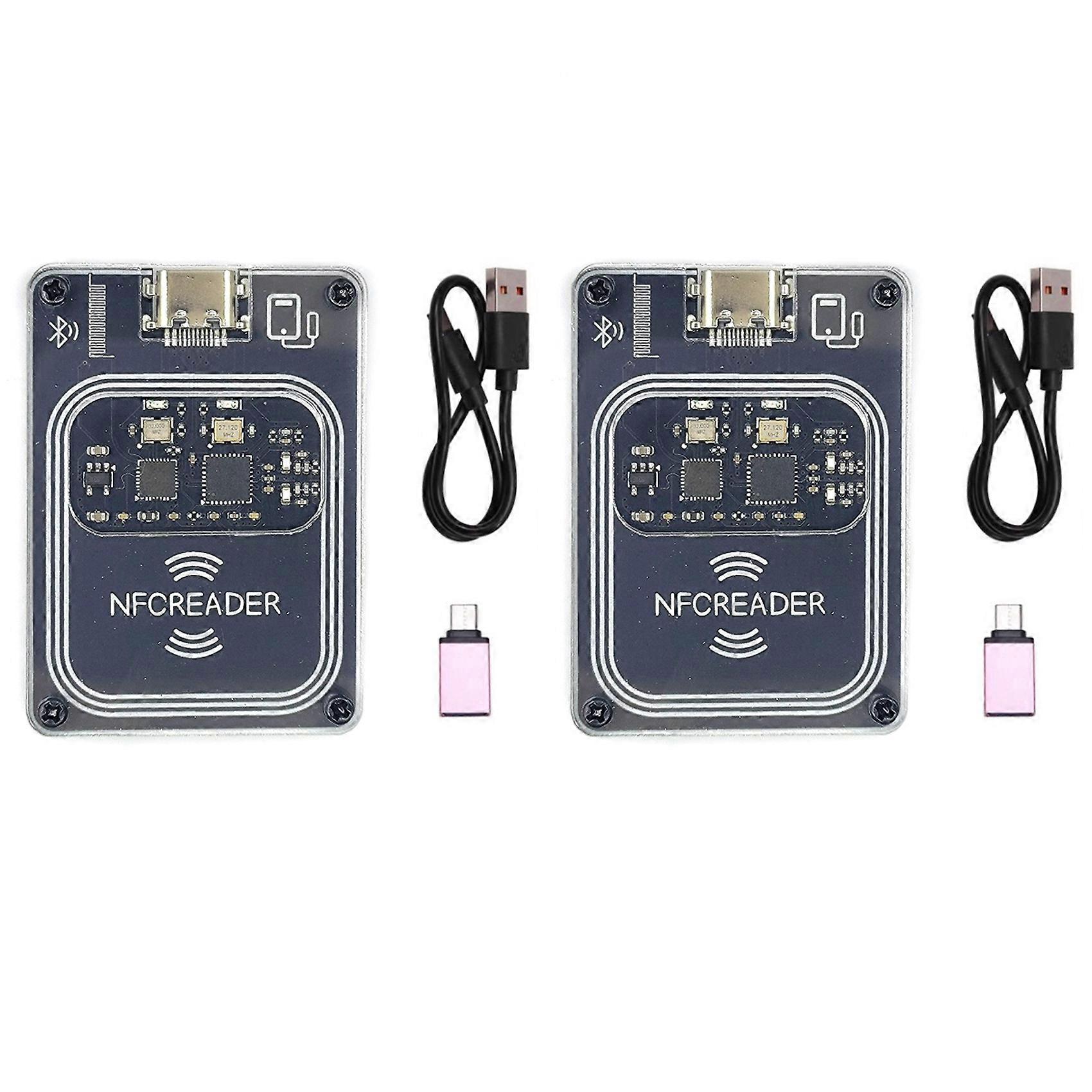 2X PCR532 NFC RFID Bluetooth Wireless Module IC Card Reader Writer RFID Emulator Minicopy with Type-C Interface