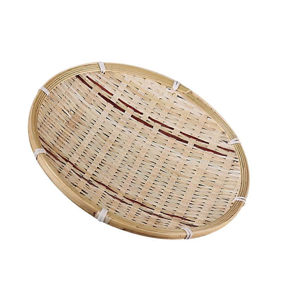 Dried Fruit Tray Desktop Candy Tray Bamboo Snack Storage Dish Exquisite Plate