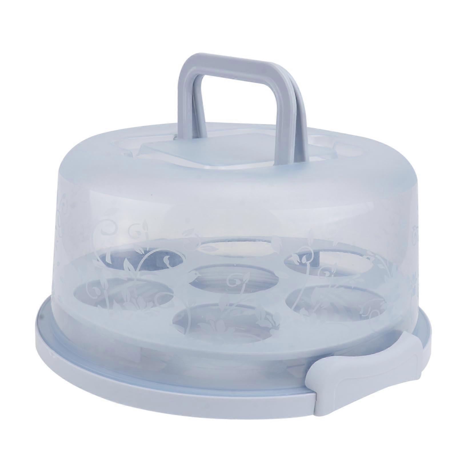 Cake Carrier with Handle for Cupcake and Dessert Storage, Freshness Preserving Food Grade Box