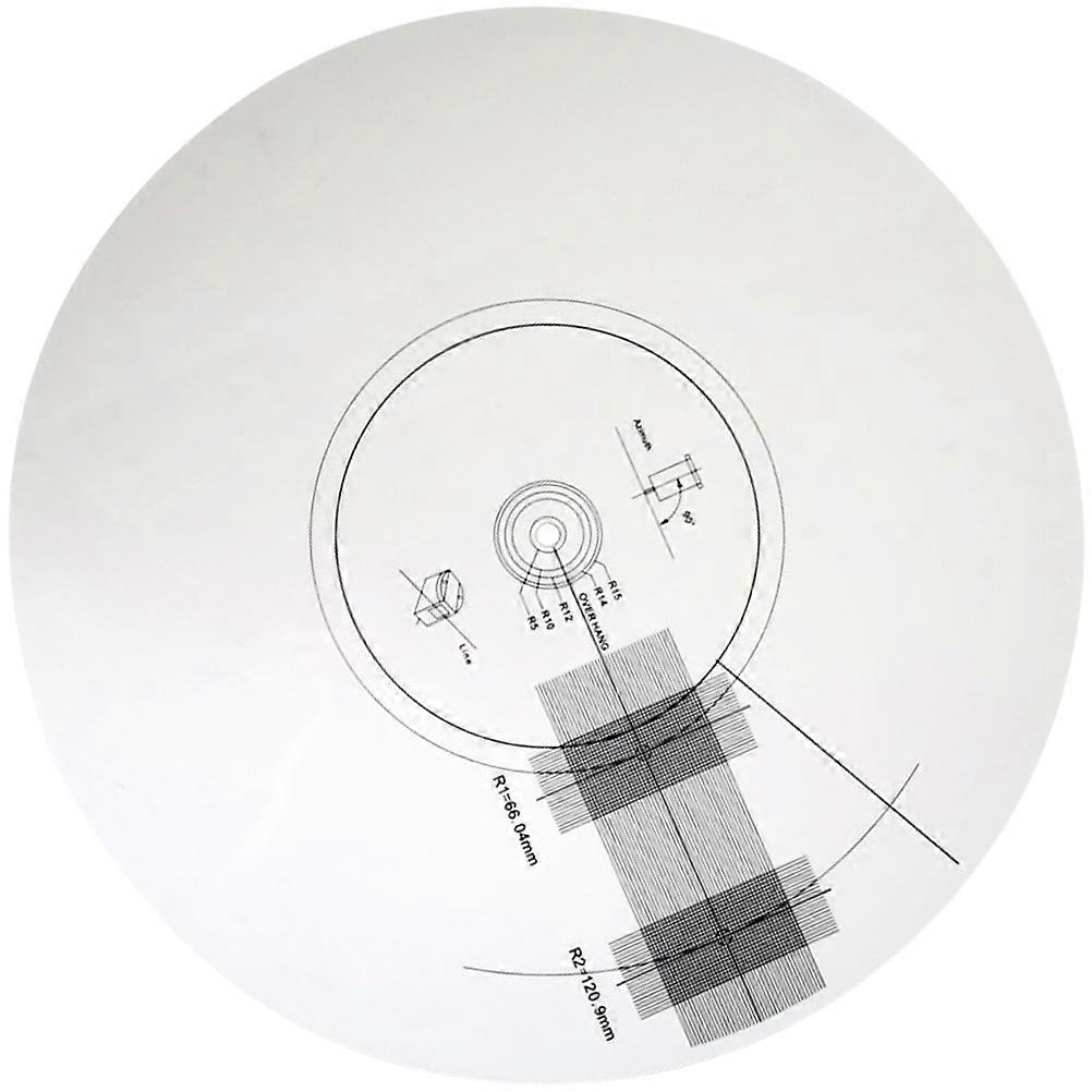 Anti-Sliding Vinyl Record Calibration Plate Turntable Alignment 5Pcs