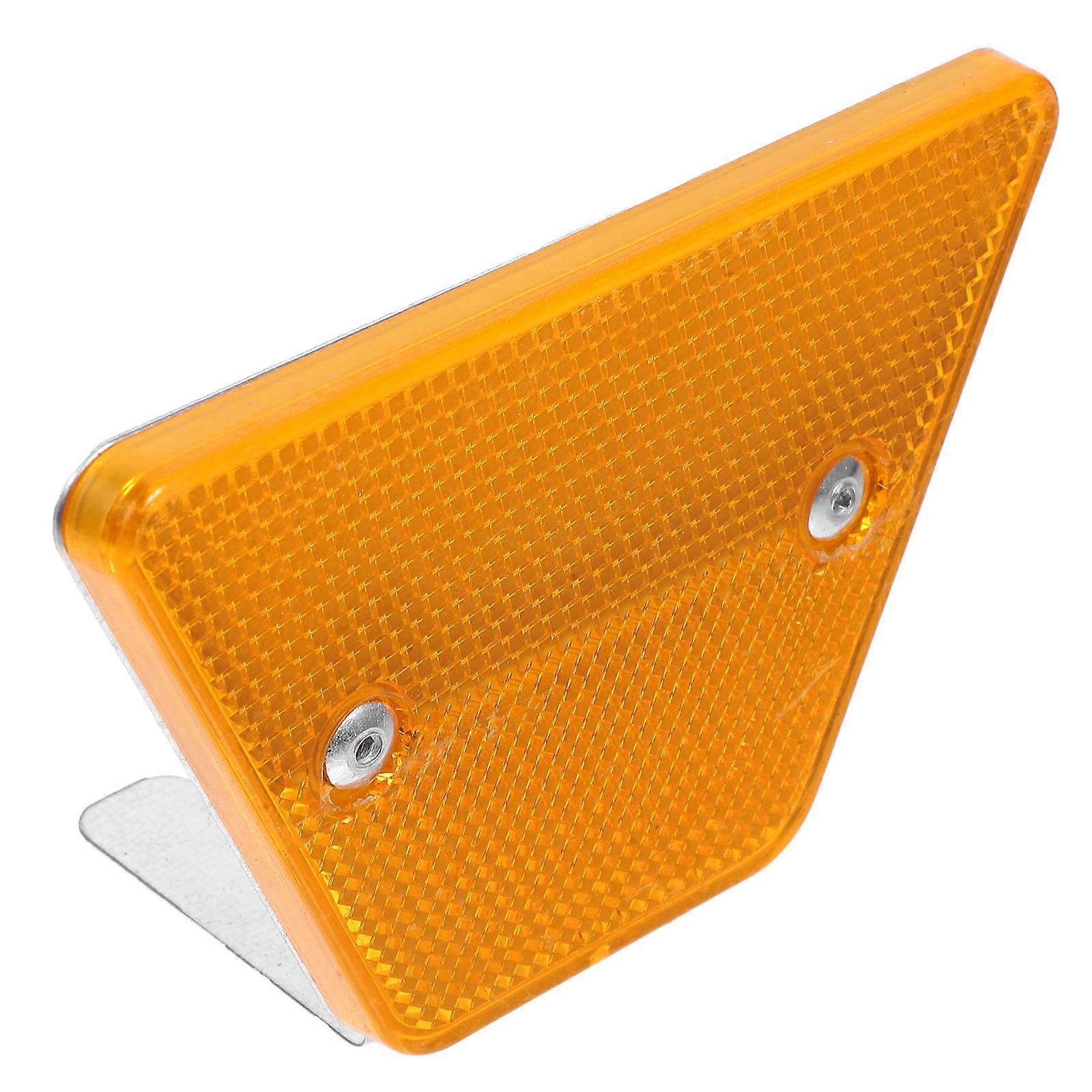 Reflective Driveway Marker Bracket for Highway Use Single Piece Yellow Pavement Marker