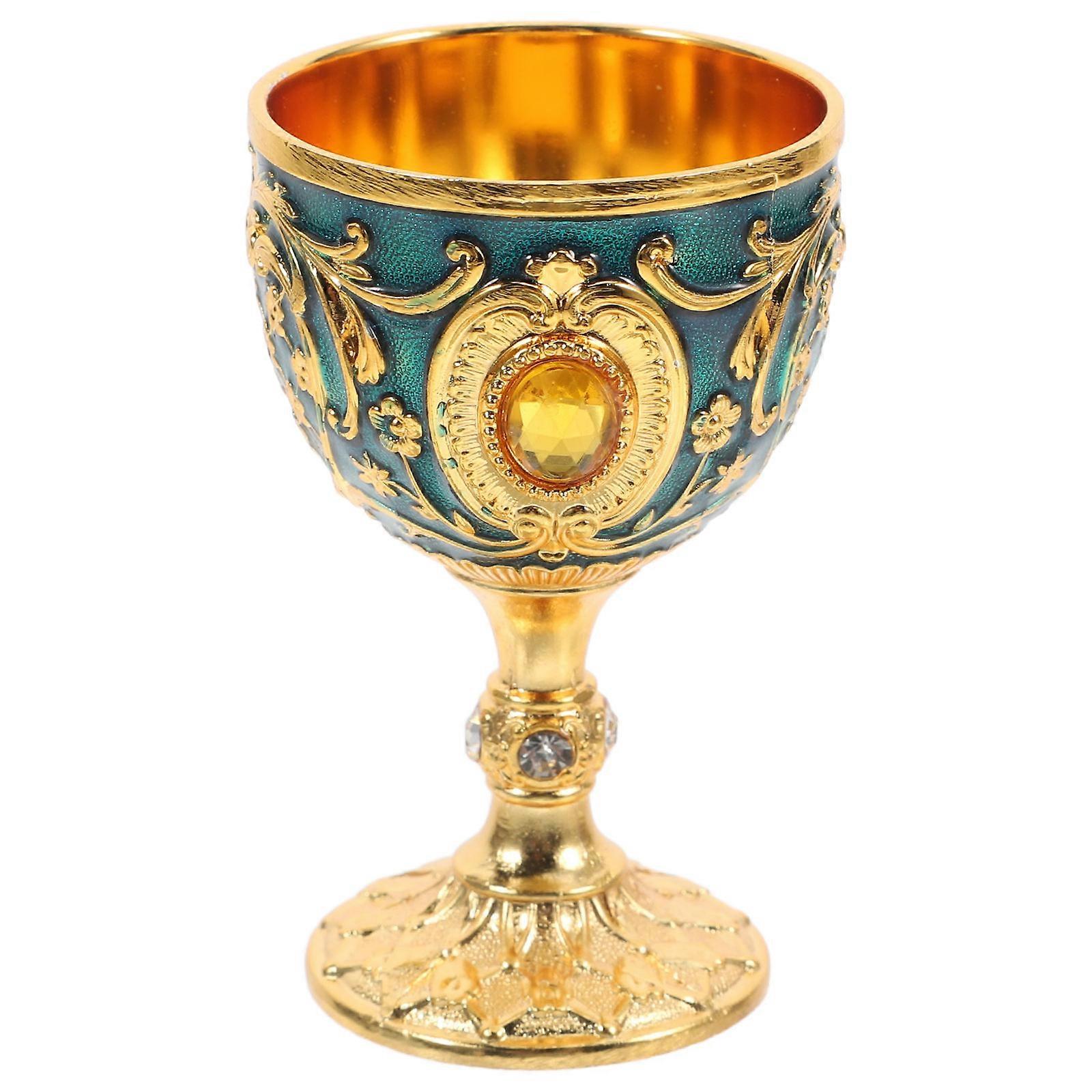 Medieval Style Chalice Goblet for Home Use Decorative Goblet