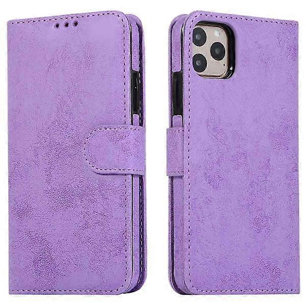 Smooth LEMAN Wallet Case - compatible with iPhone 11 Purple