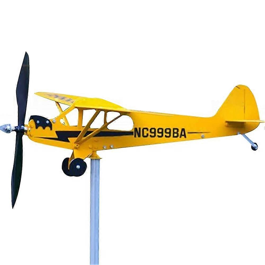 J3 Airplane Weathervane,Metal Windmill A