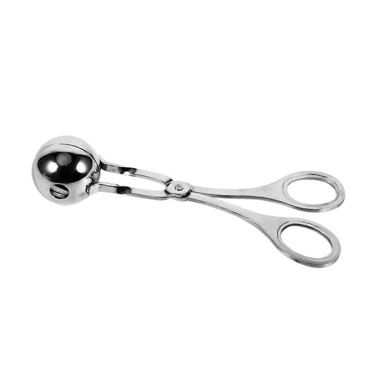 Stainless Steel Meatball Maker Tool with Heat Resistant Scoop for Even Shaping and Easy Cleaning