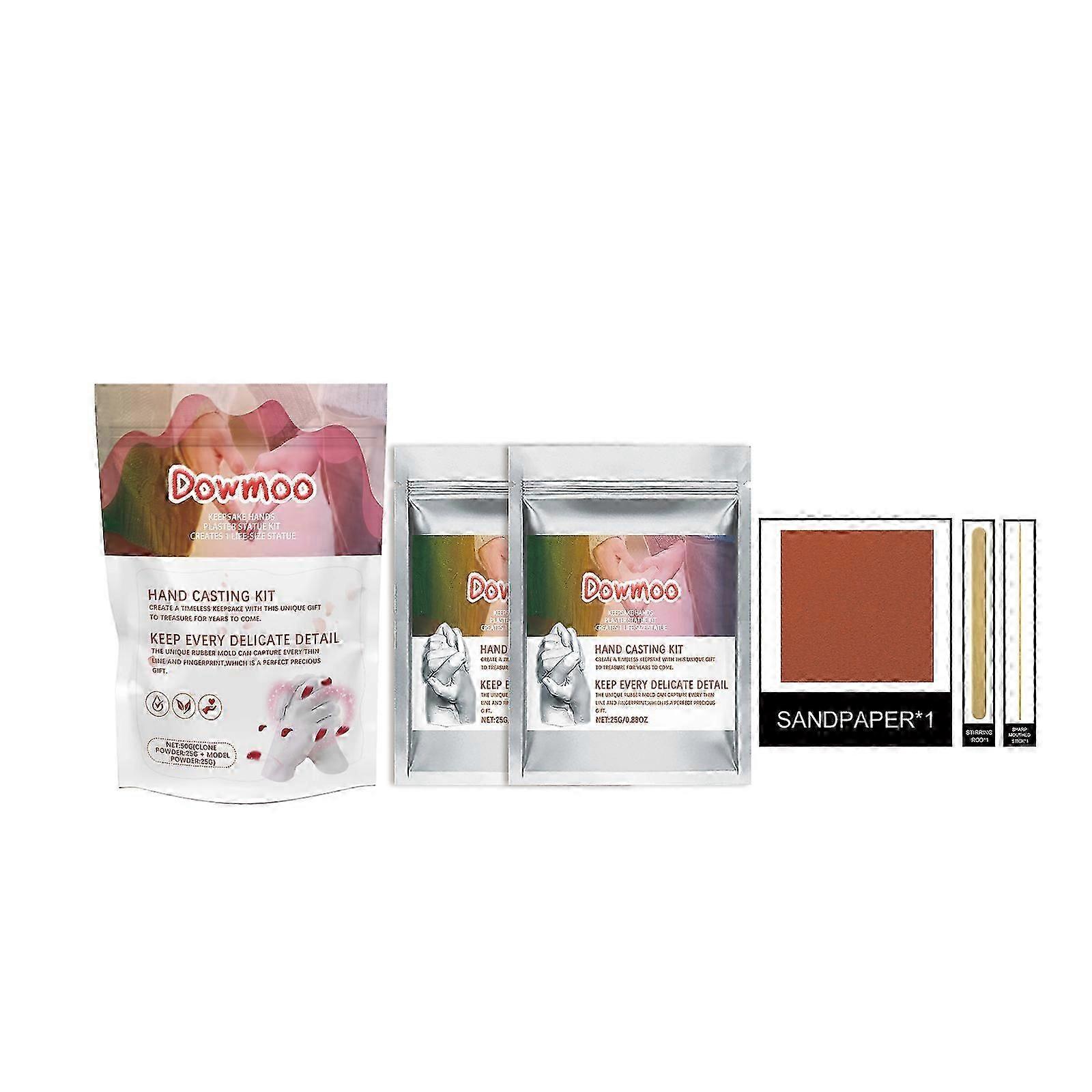 Valentine's Day 3D Hand Casting Kit  Easy DIY Couples Keepsake for Lasting Memories