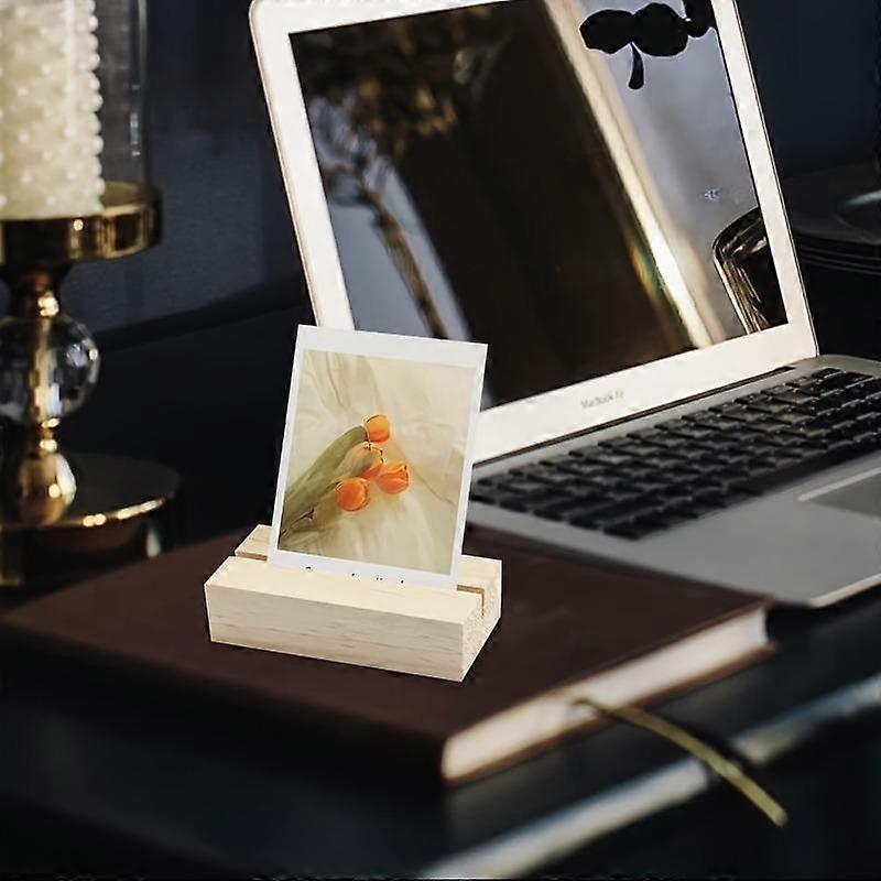 10pcs Wooden Table Number Stands - Versatile & Elegant Display Solutions for Parties, Celebrations, and Holiday Events - Made of Durable Woo