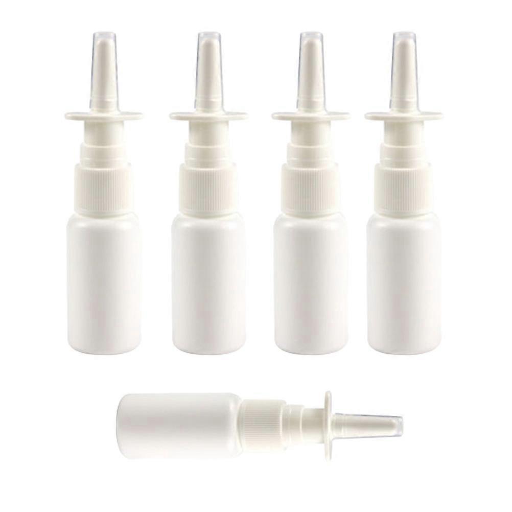 Portable Spray Bottle Plastic Empty for Storage Use 10Pcs White