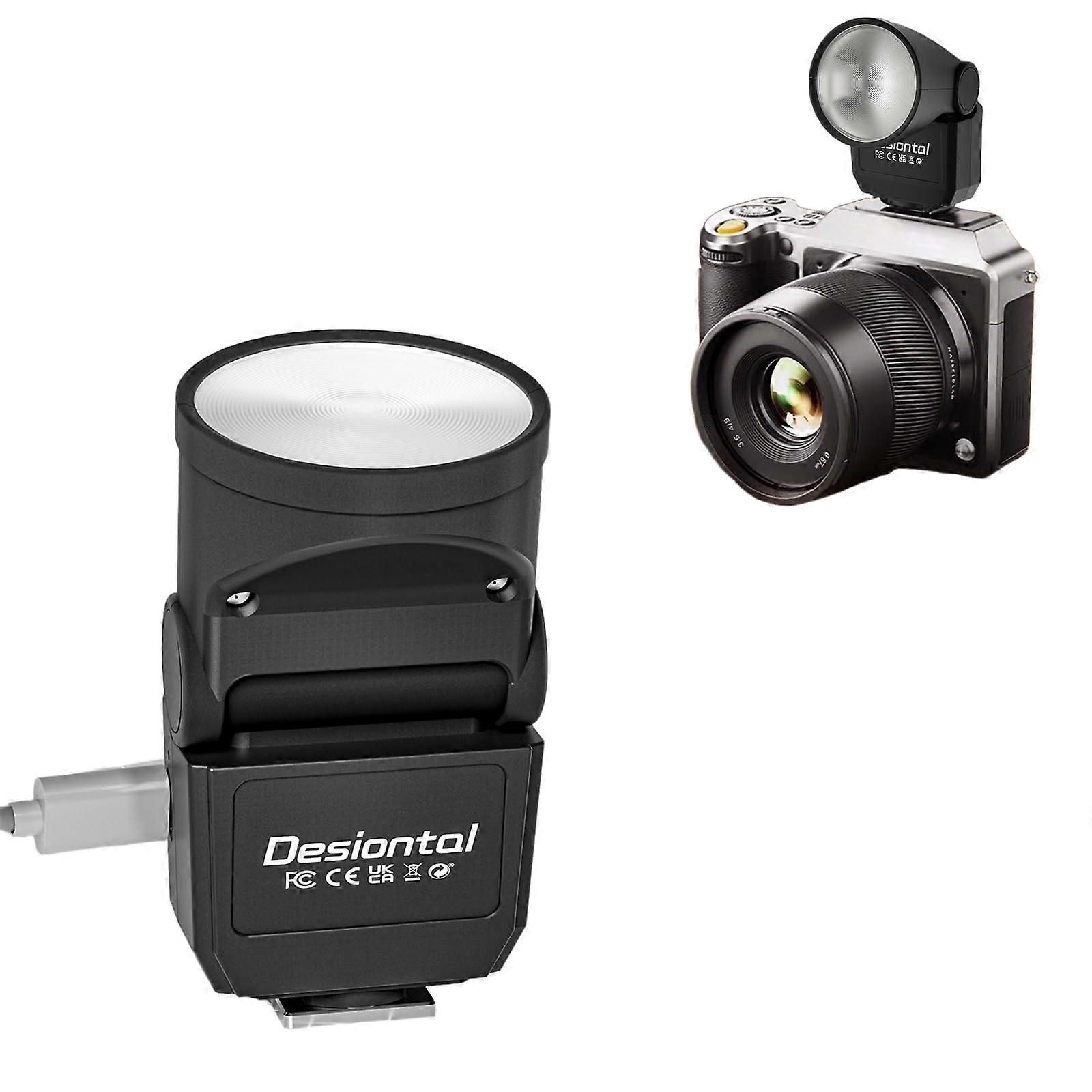 Mini Camera Flash for DSLR and Mirrorless with Bright Lighting and Wide Compatibility
