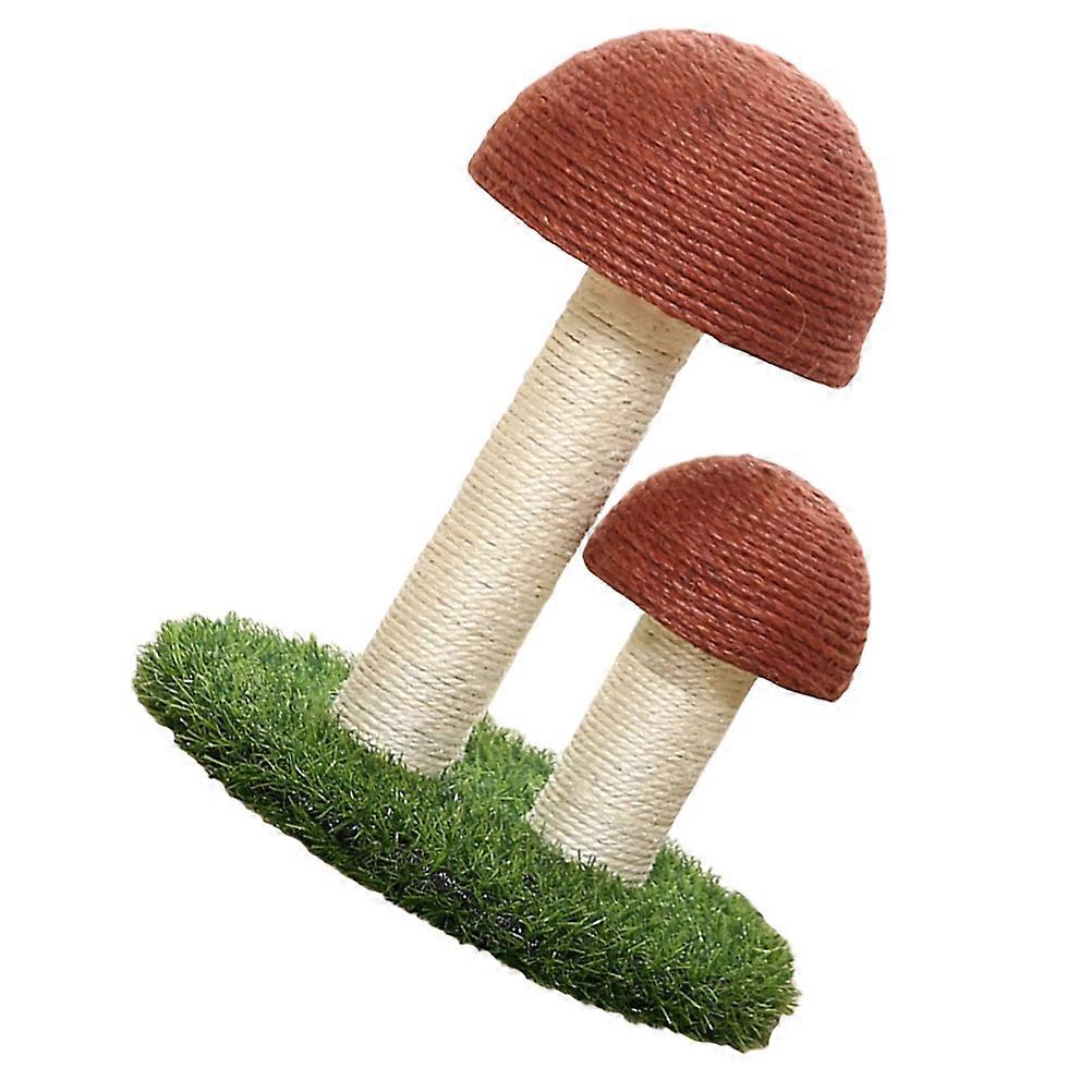 Kitten Scratcher Cat Scratching Post Sisal Material Coffee Decor Interactive Toy 1Pack