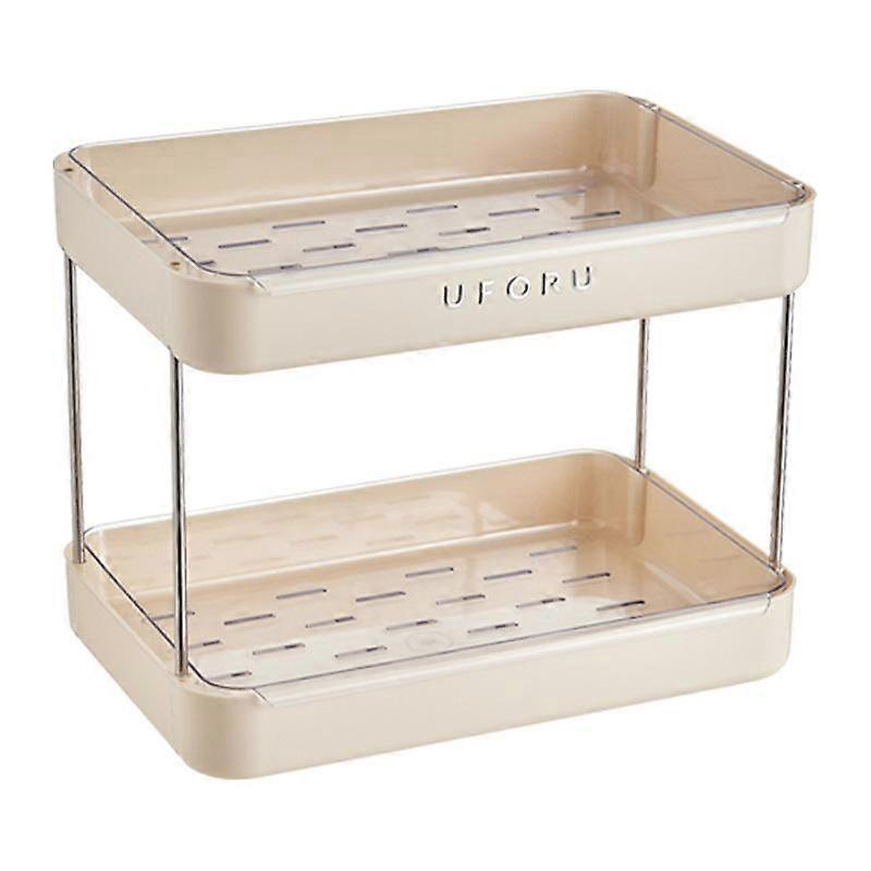 Kitchen and Multi-function drain cup rack in ancient home tea cup storage rack with  double layer large capacity organizer