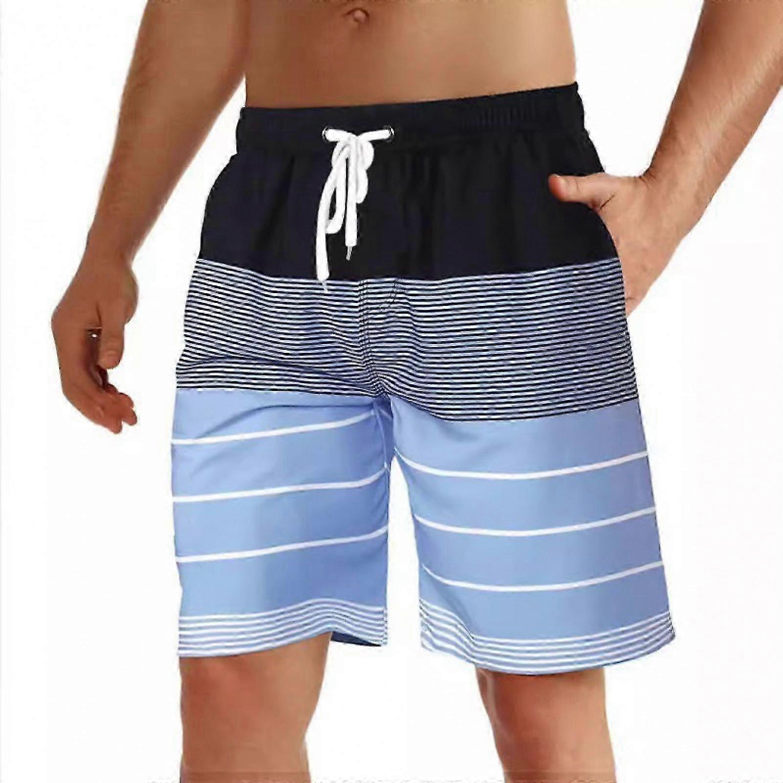 Swim Shorts with Mesh Lining for Men for Beach and Pool Activities