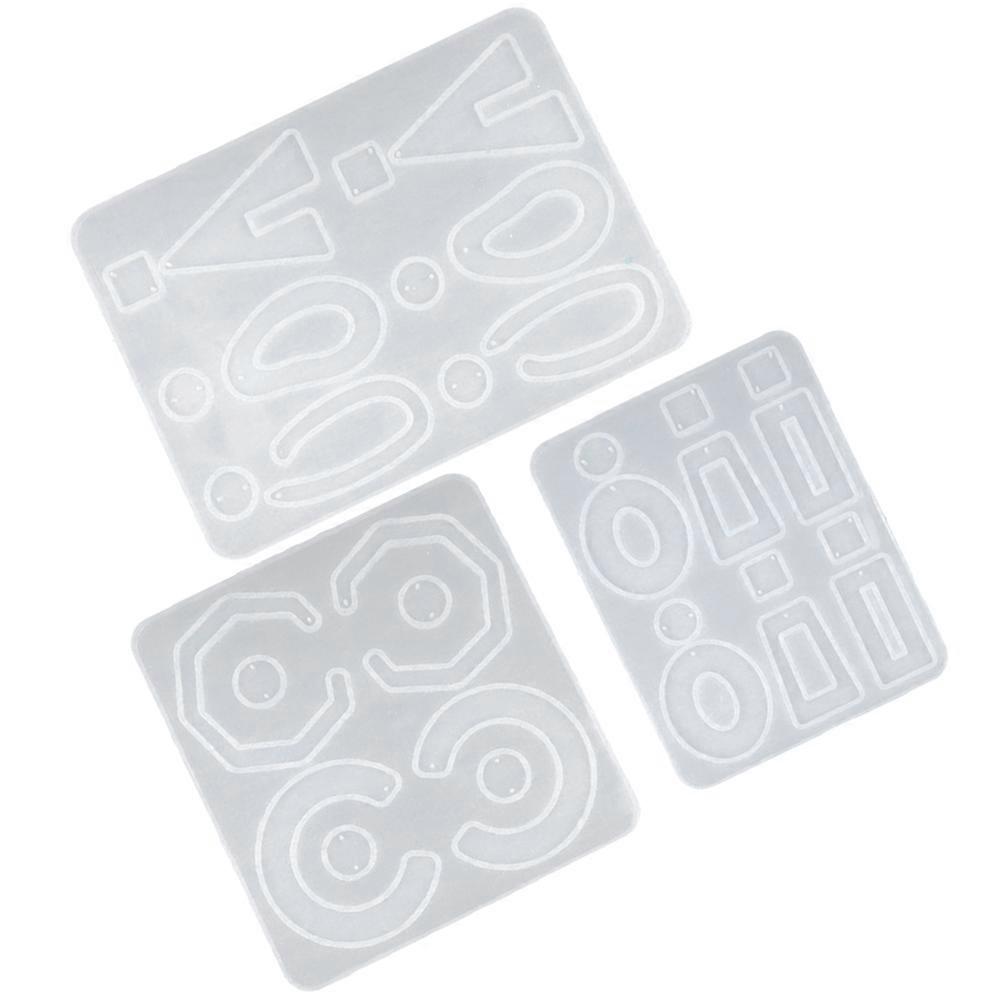 Silicone Mold Ear Molds Charm Mold for DIY Use 3Pcs Set