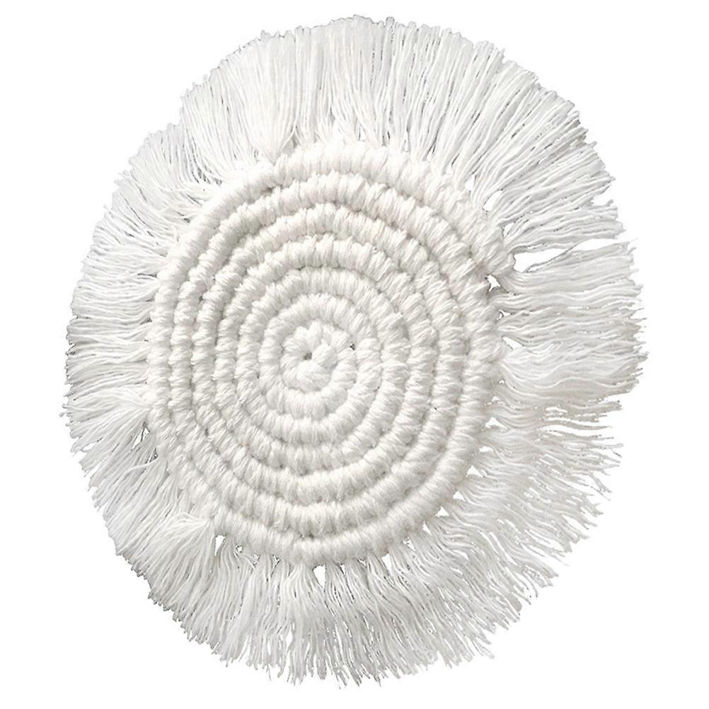 Hand Woven Coaster for Drinks Outdoor Macrame Coaster Table Decor