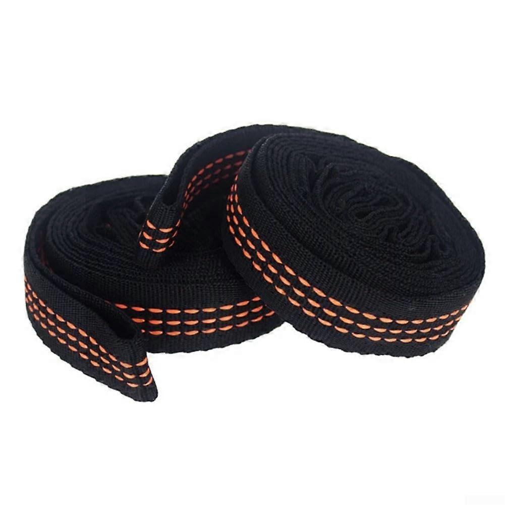 Heavy Duty Hammock Straps 600lbs Load Capacity Adjustable Tree Suspension System with Quick Release Buckle Orange