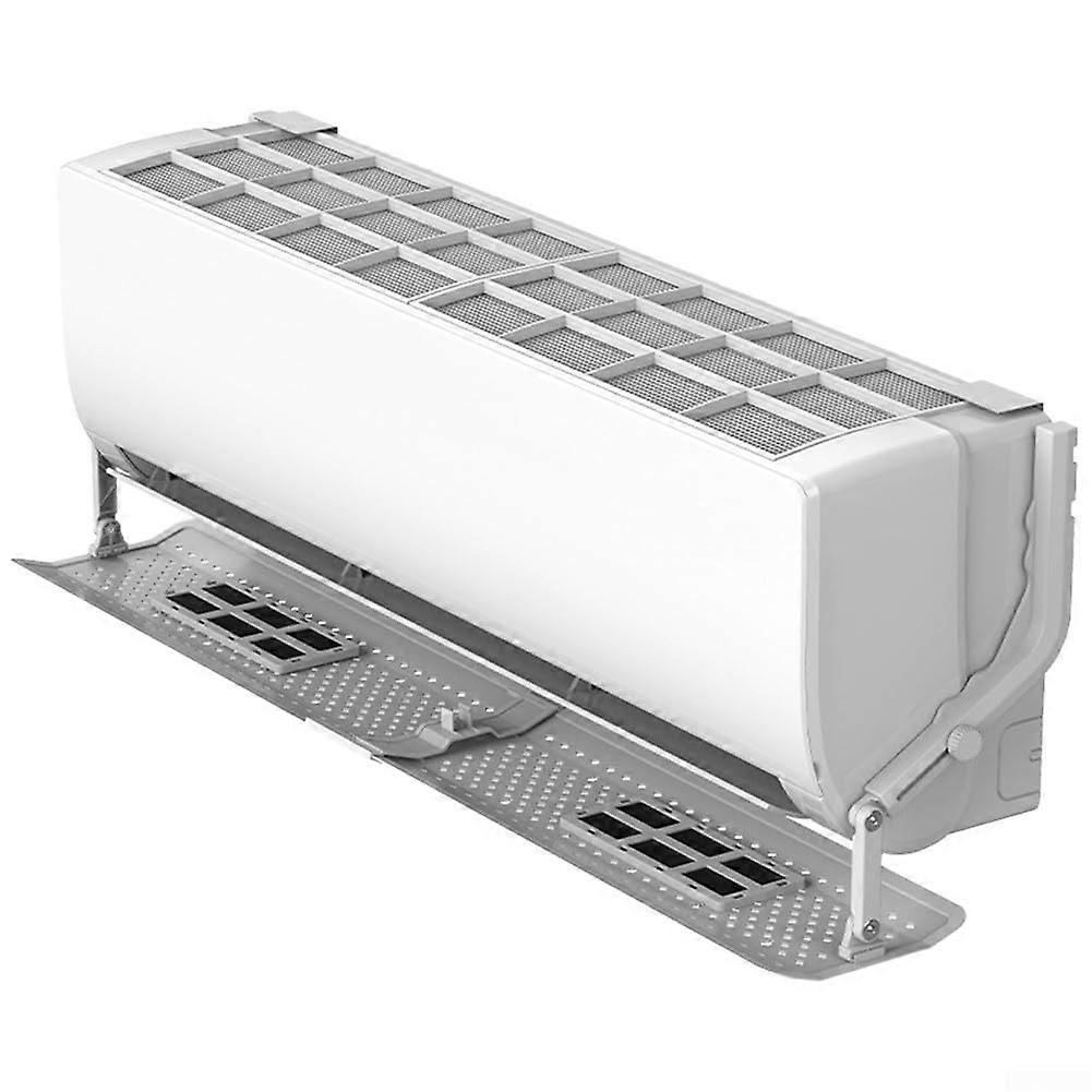 Air Conditioner Deflector Adjustable Telescopic Wind Baffle with Filter for Wall Mounted AC 57105cm