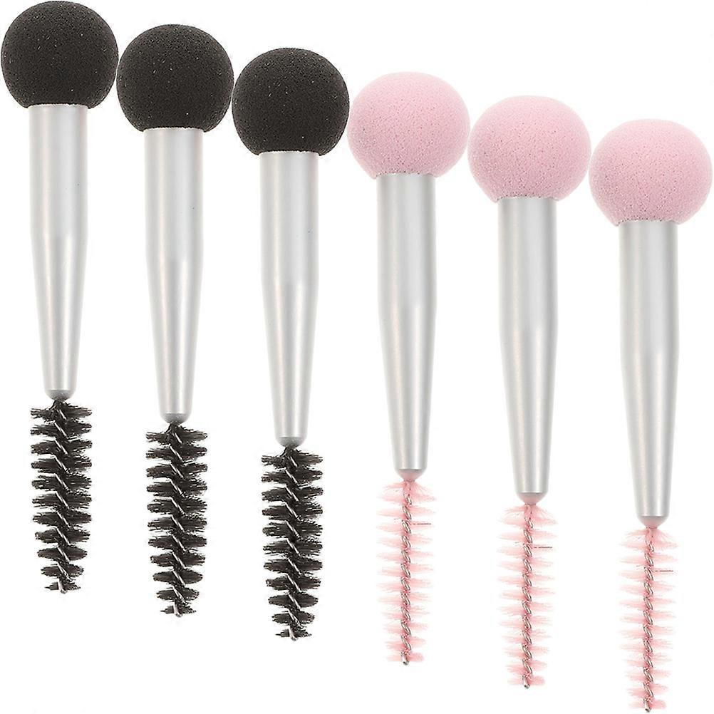Makeup Sponge Brush Mushroom Head Eyebrow Brush Set for 18Pcs Use