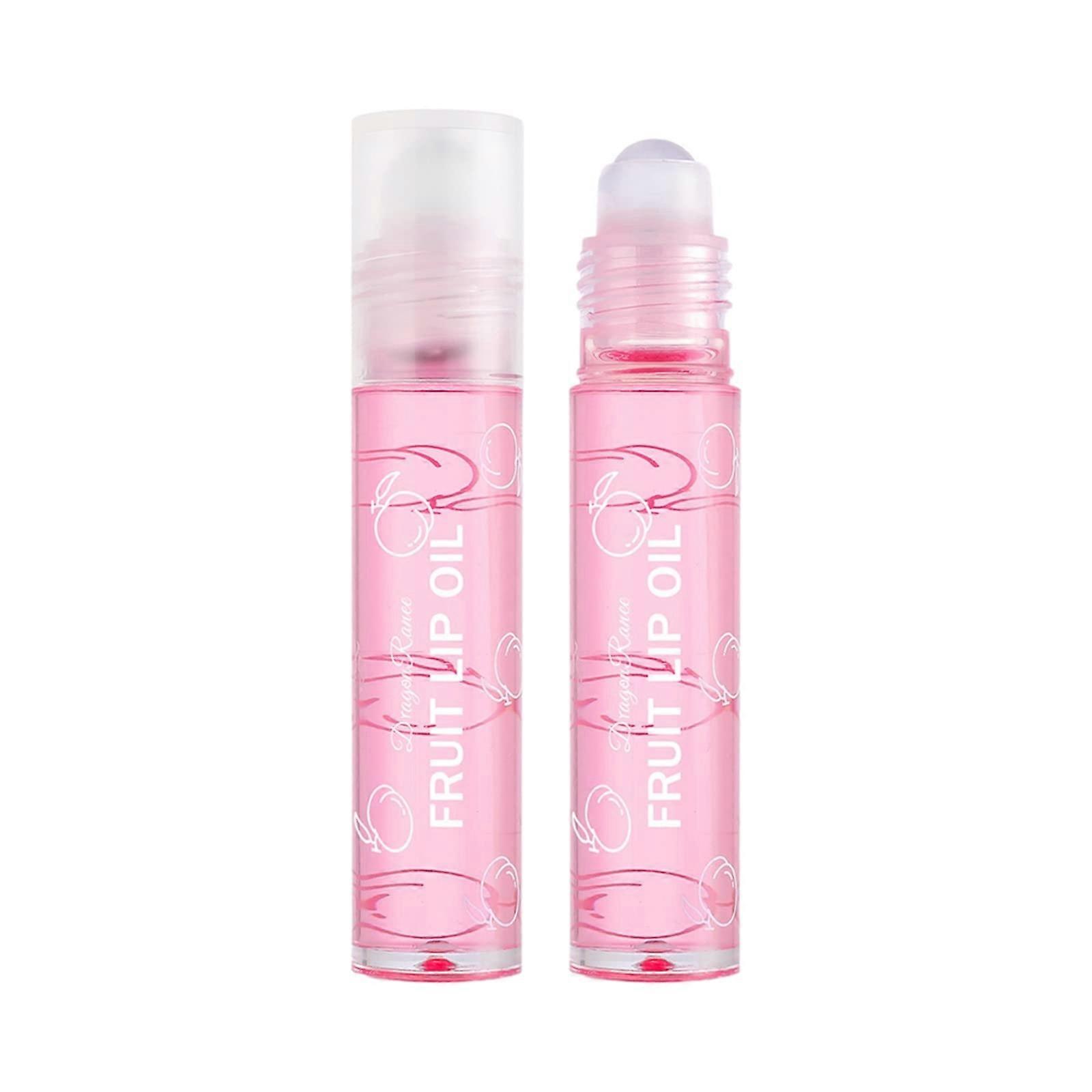 Transparent Moisturizing Lip Gloss with Deep Hydration, Fruit Flavored NonSticky Lip Stain