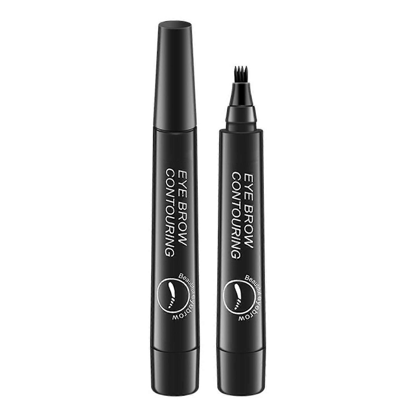 Waterproof Microblading Eyebrow Pen with MicroFork Tip for Natural Hairlike Strokes Long Lasting