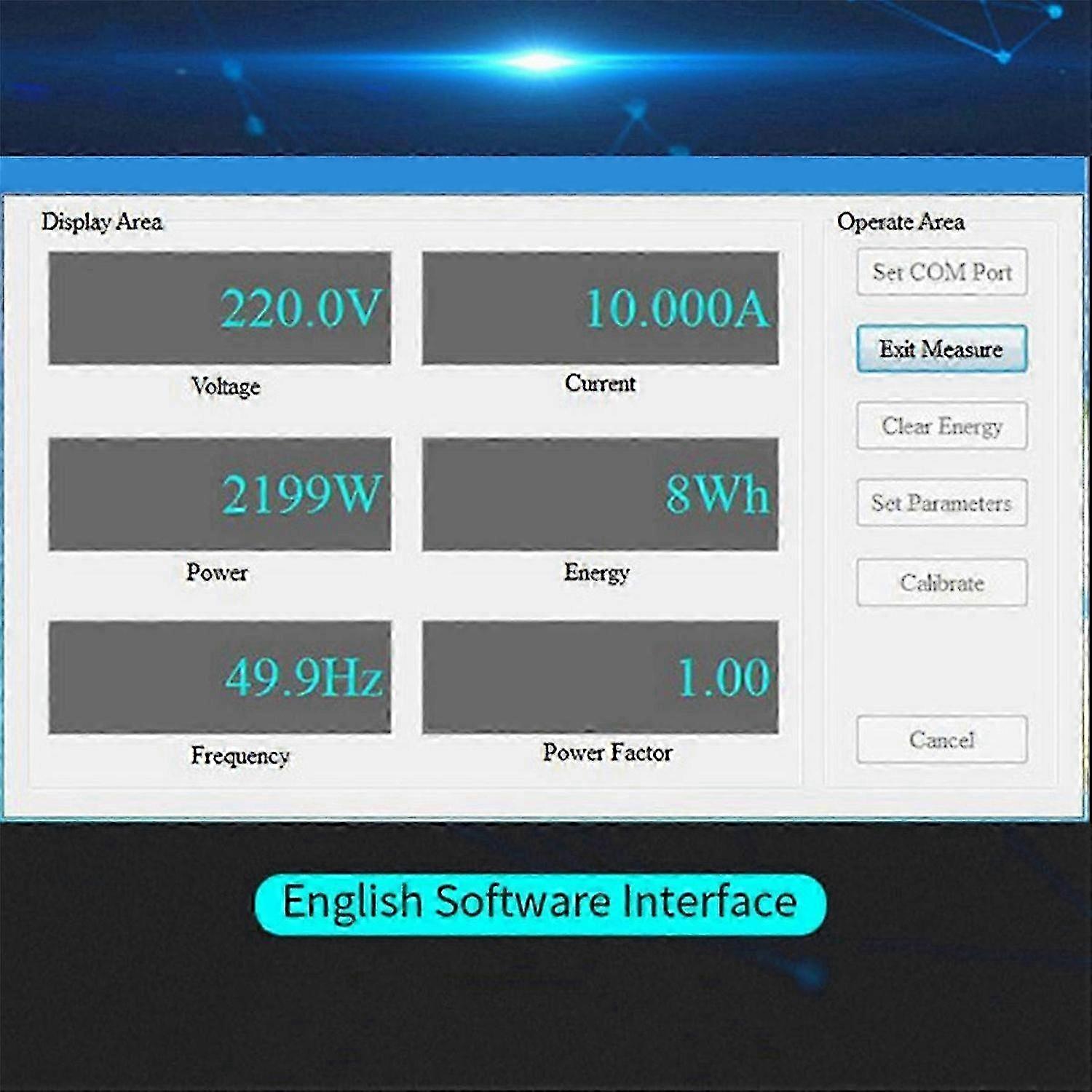 PZEM 004T 3.0 Power Meter + Closed Current Transformer Voltage Test Module