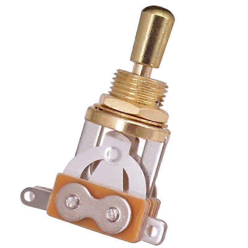 Music Elements 3 Way Toggle Switch for Electric Guitar with Brass Tip Knob