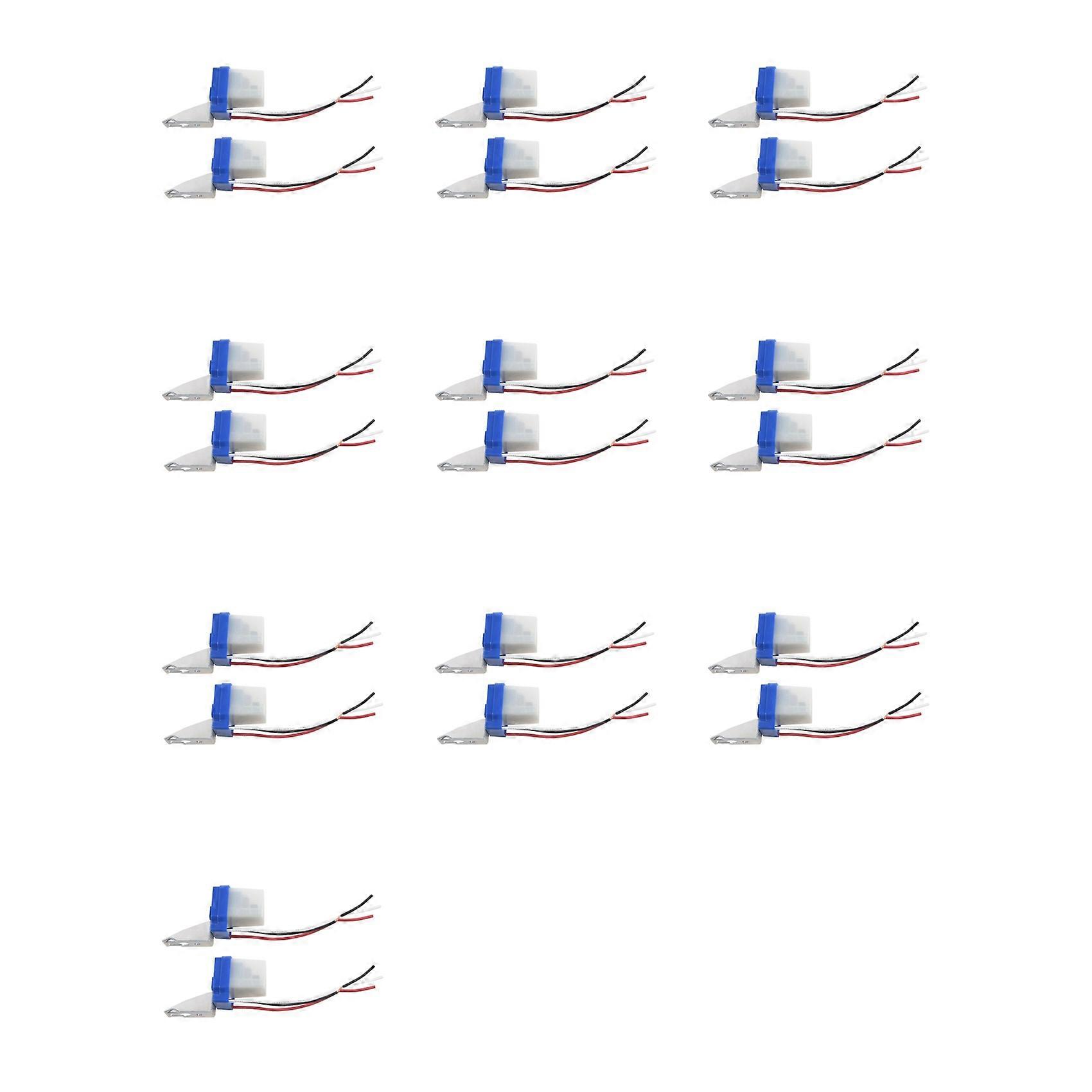 20Pcs Auto on Off Street Light Sensor Switch Photo Switch 220V 10a Automatic Switch