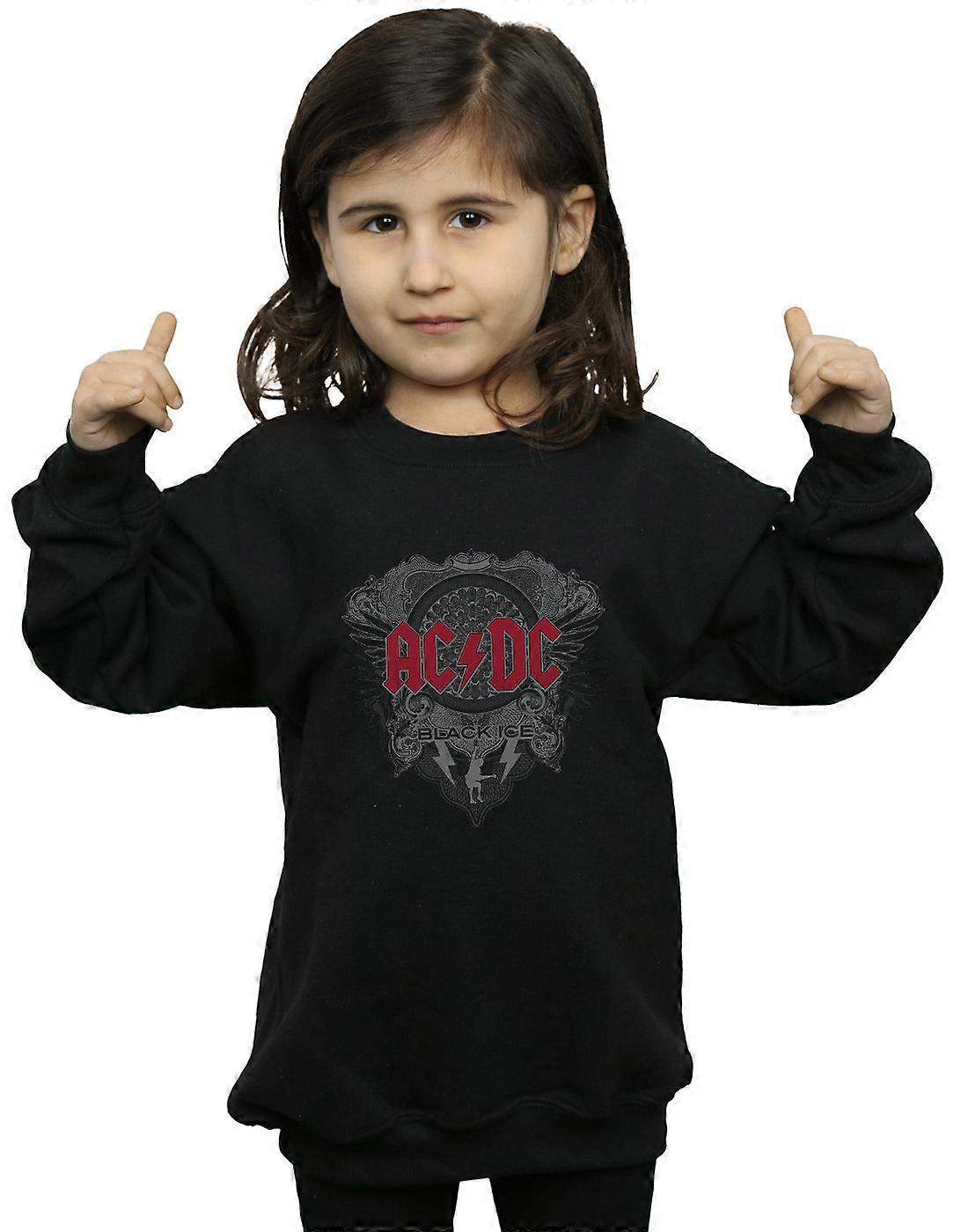 AC/DC Girls Black Ice With Red Sweatshirt