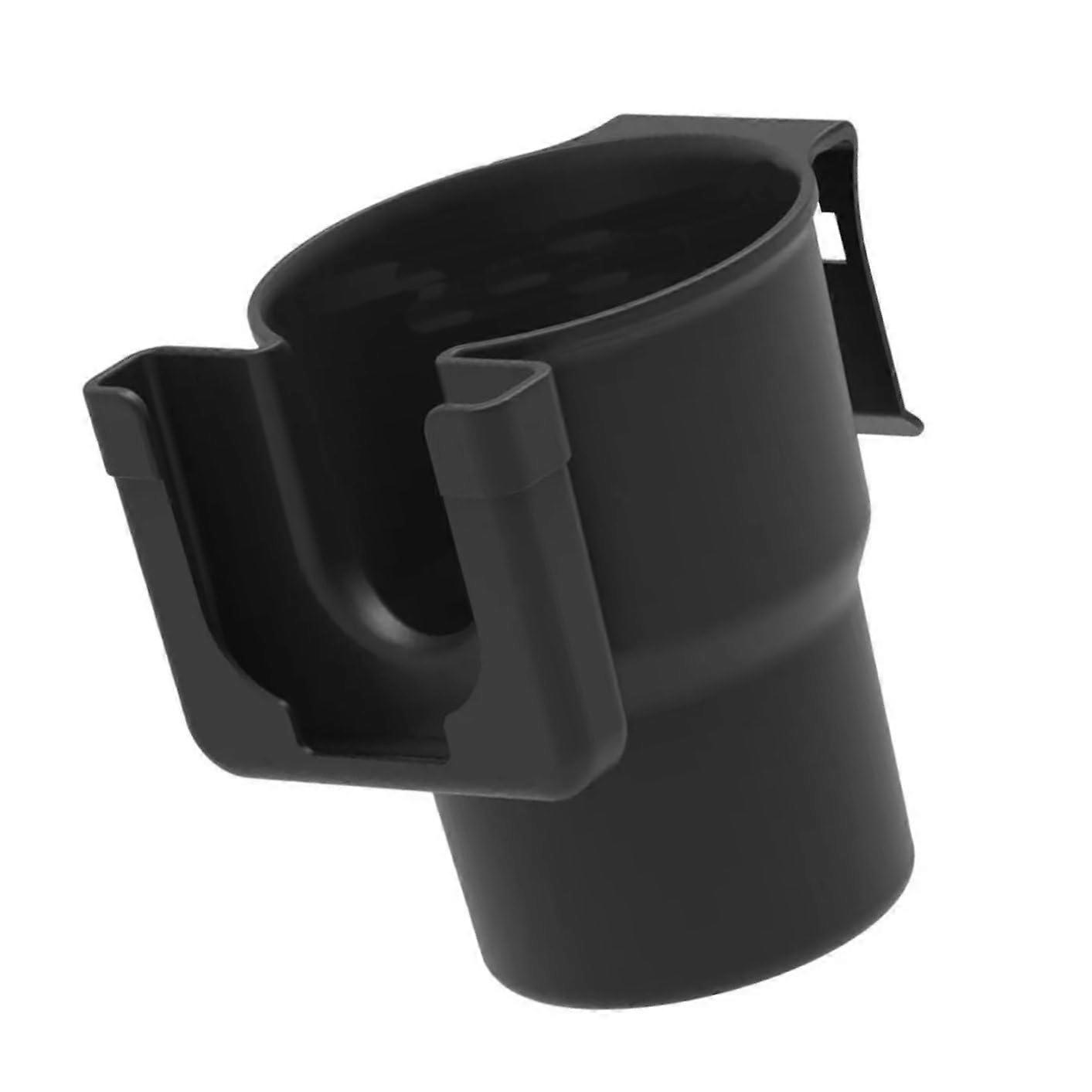 Universal Car Cup and Phone Holder, Adjustable Air Vent Mount, Stable Drink Storage, Black