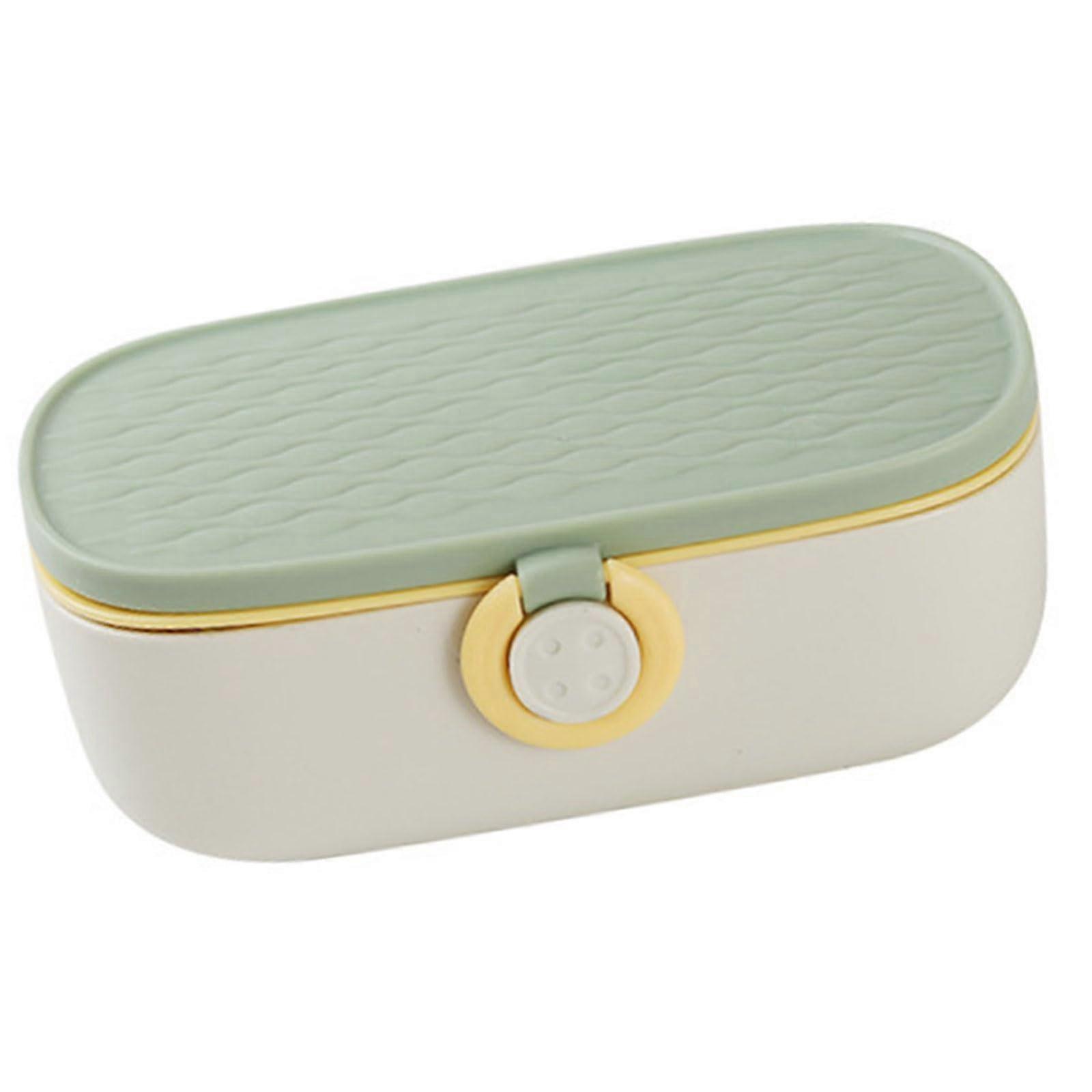 Sewing Kit with Thread and Needles, MultiCompartment Organizer Box, Clear Lid for Travel