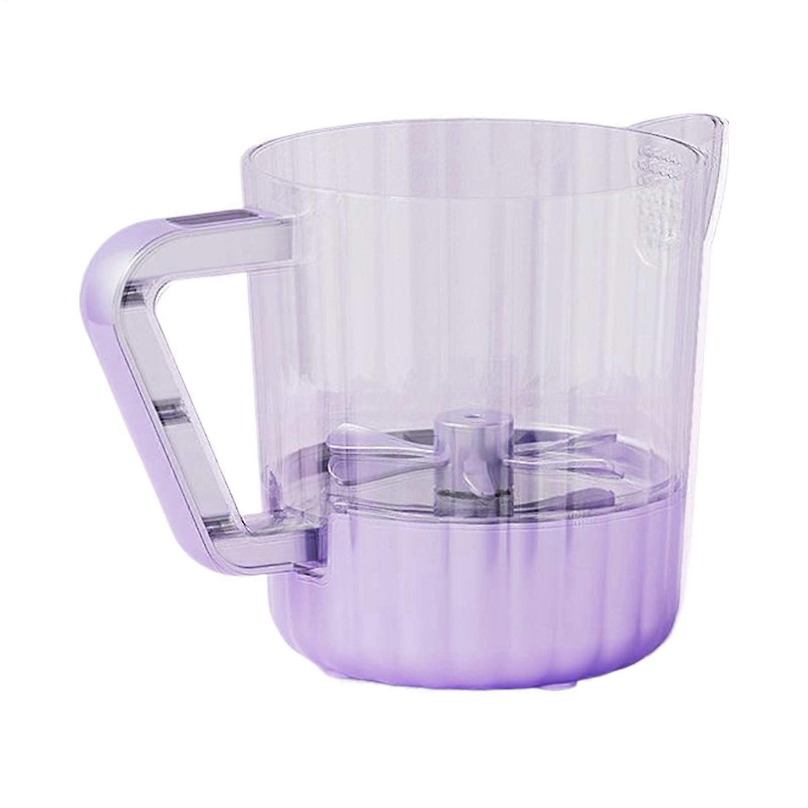 Electric Stand Mixer with Speed Mixing, Dual Function, BuiltIn Filter Plate, Rechargeable, Purple