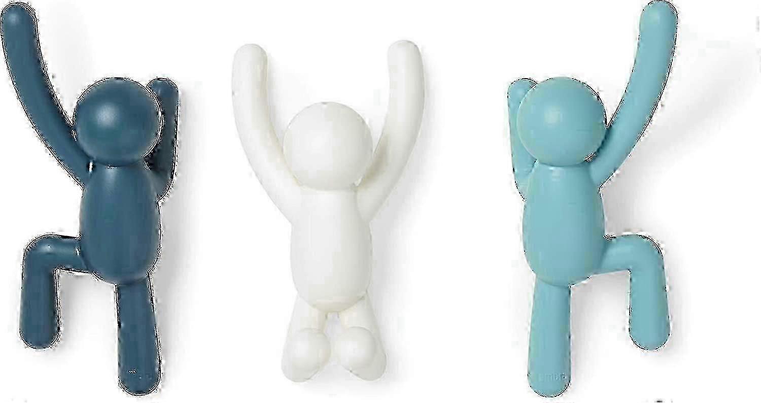 Wall Hooks, Blue, Regular