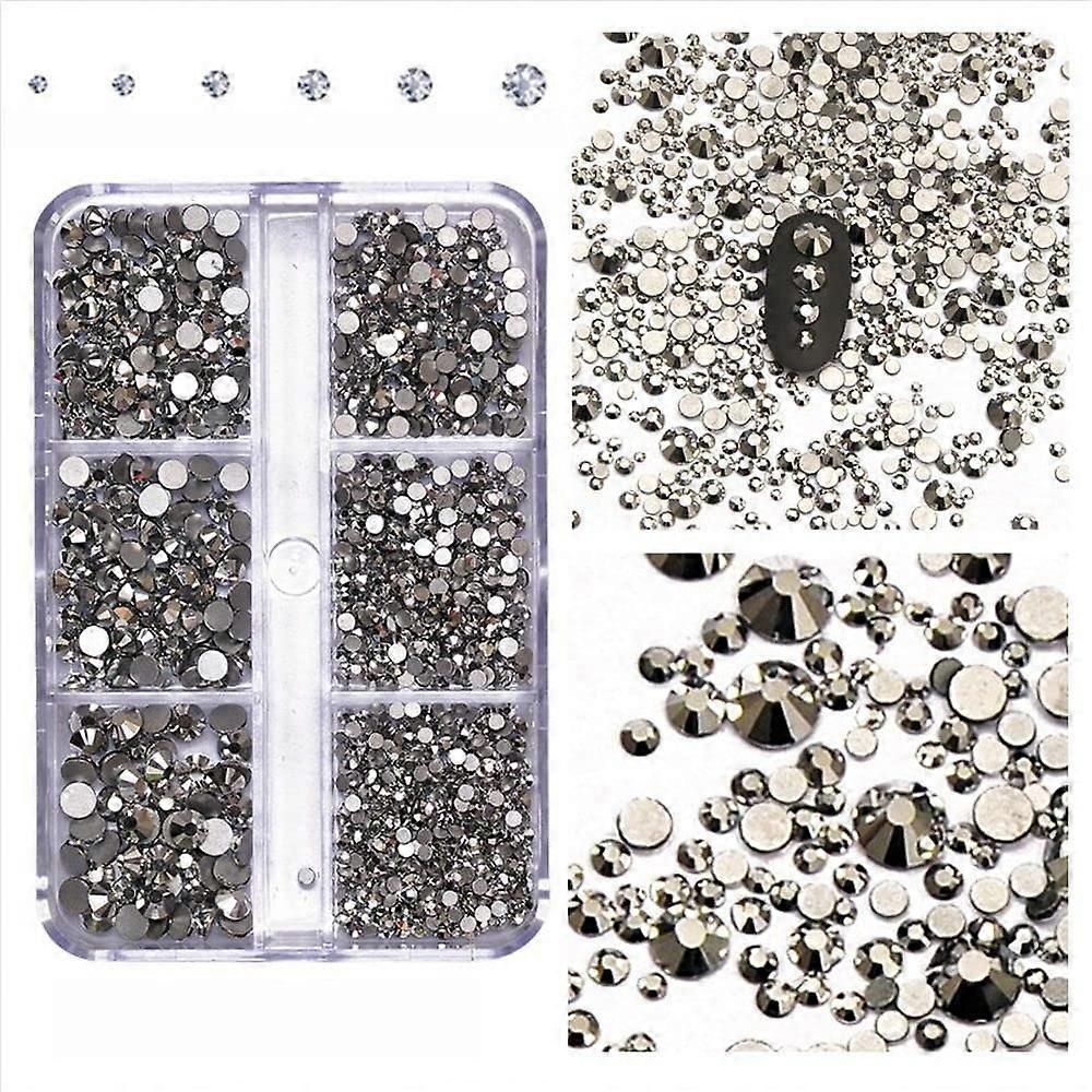 Press On Nail Tips with Rhinestones Full Coverage Durable ABS for DIY Nail Art Designs