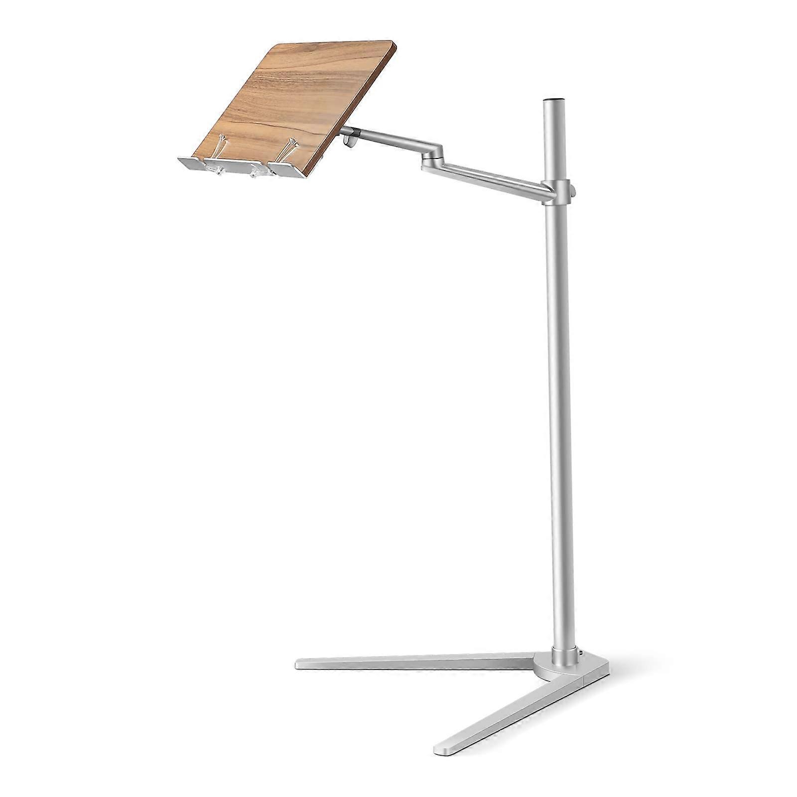 Laptop Floor Stand with Height Adjustable Tripod Base for Books, Tablets and compatible with MacBook