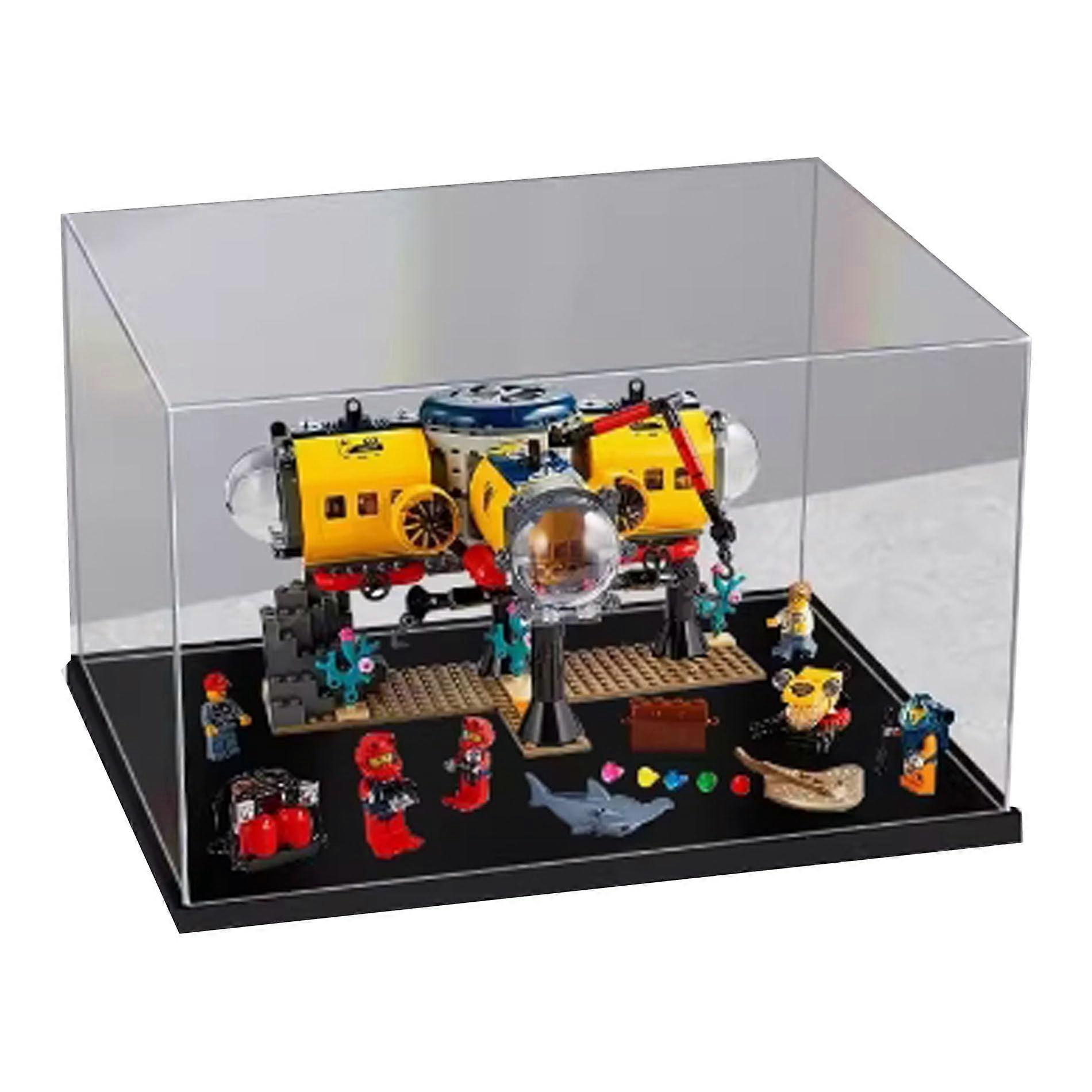 Acrylic Display Case for  60265 Exploration Base Models, Dustproof Clear Box with Crystal Visibility (2mm)