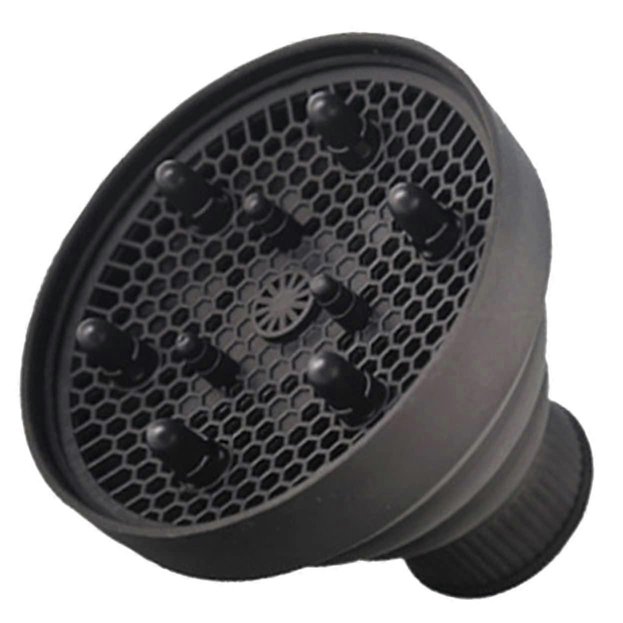 Universal Silicone Hair Dryer Diffuser Attachment Foldable Design for Curls and Travel Use