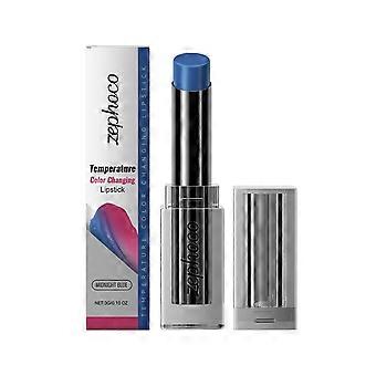 Midnight Blue Temperature Changing Lipstick: Ger näring, återfuktar och förbättrar torra läppar.