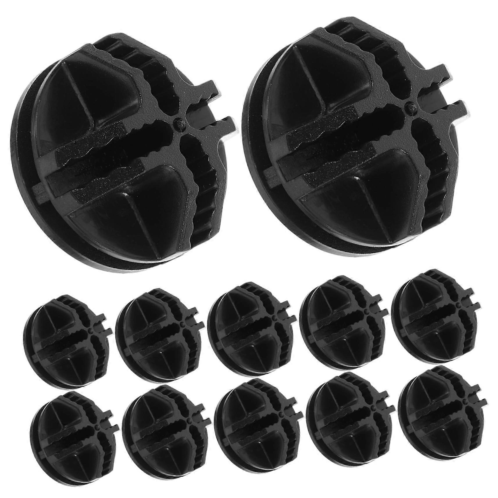 15pcs Plastic Wire Cube Connectors for Shelving, Secure SnapIn Fit, Closet Storage Organization