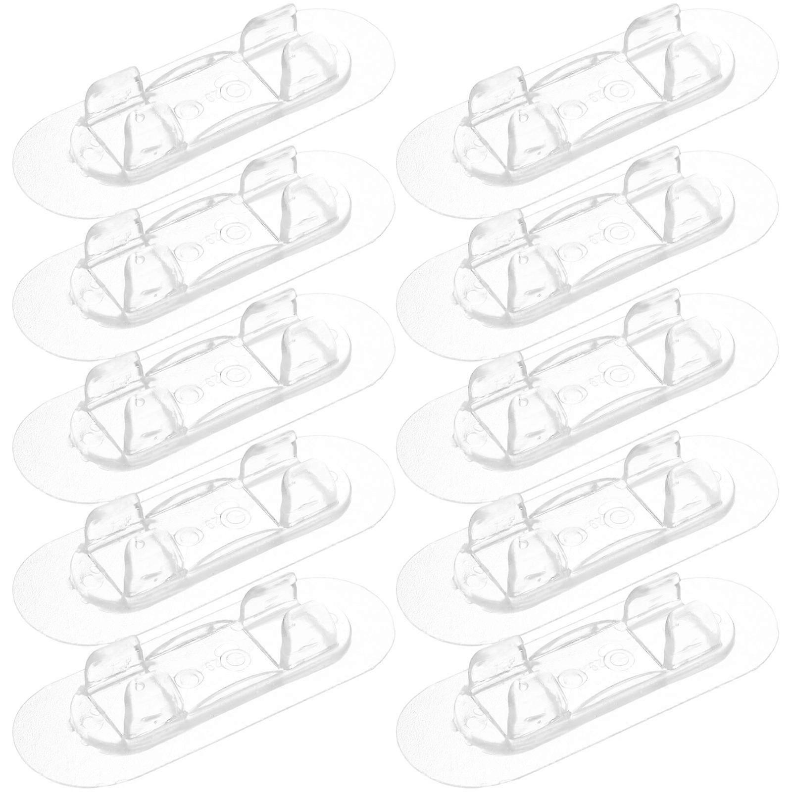 Acrylic Desk Wire Organizer for Cable Management 10Pcs Pack