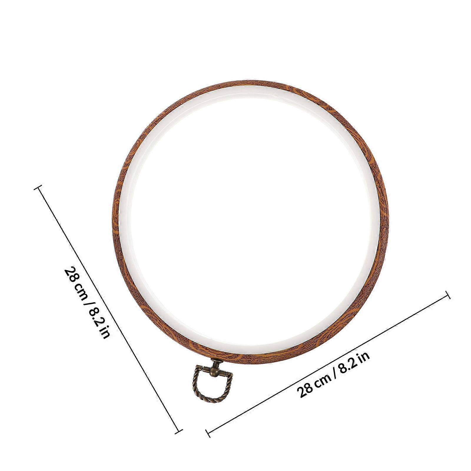 Embroidery Hoops Plastic Circles for Cross Stitch 2Pcs Durable Hoops