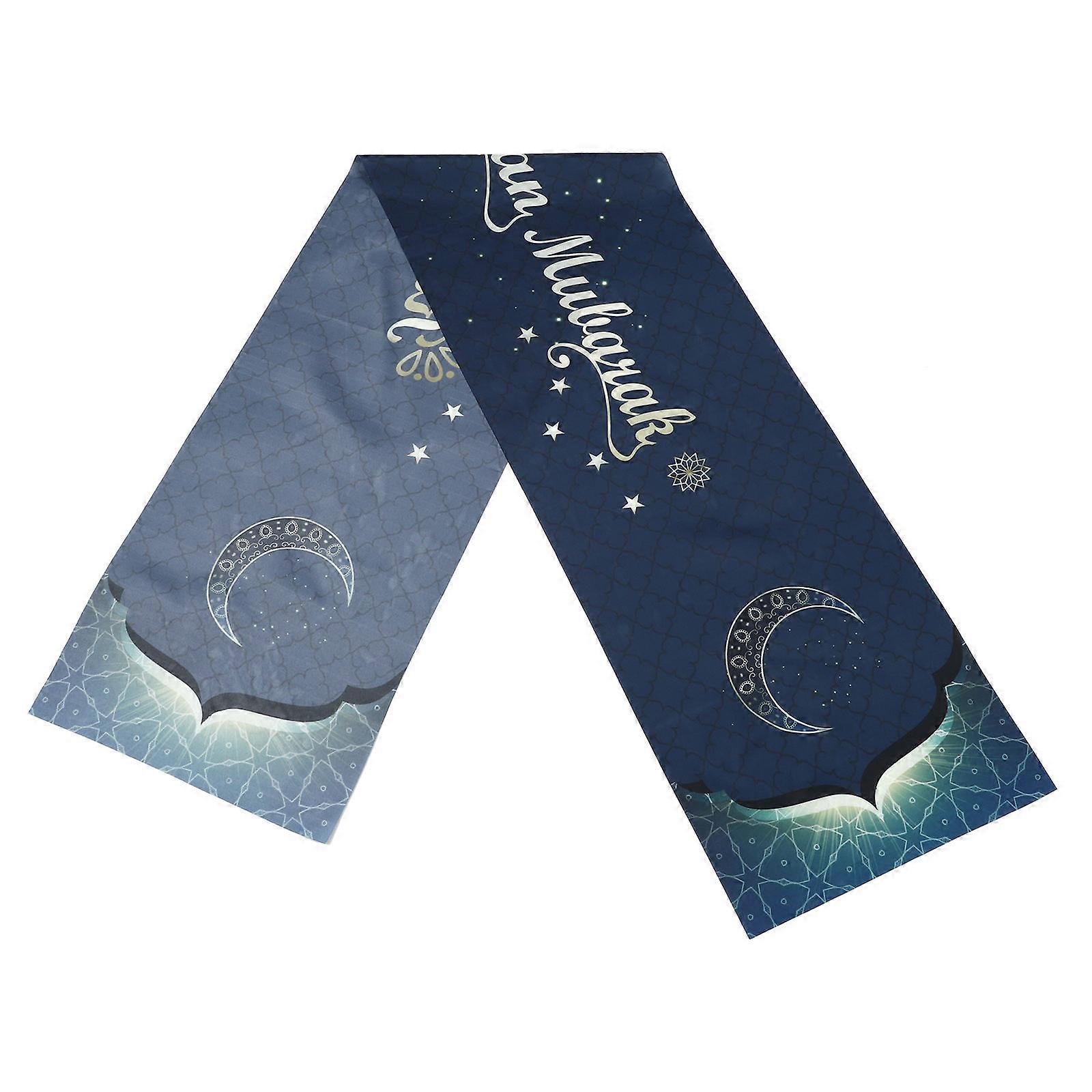 Eid Theme Table Runner Polyester Decorative Table Runner for Home