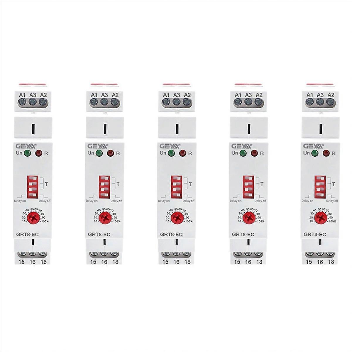 GRT8-EC 10A Dual Timer Relay on Delay or Off Delay Relay AC230V