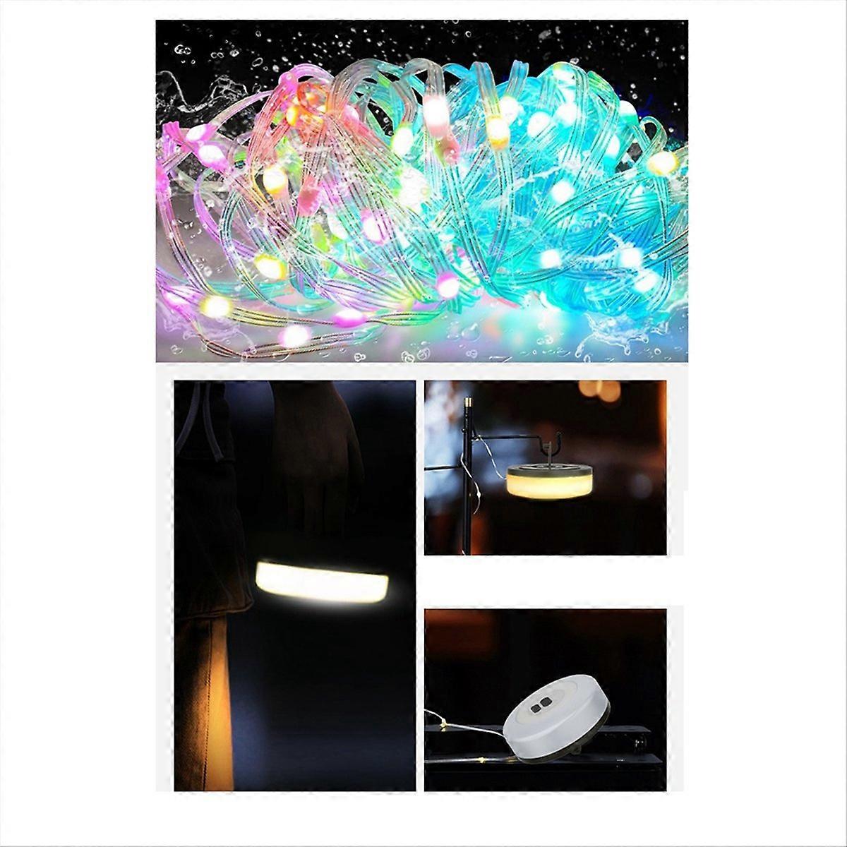 LED Portable Camping Lamps Camping Lights String Light Tape yellow