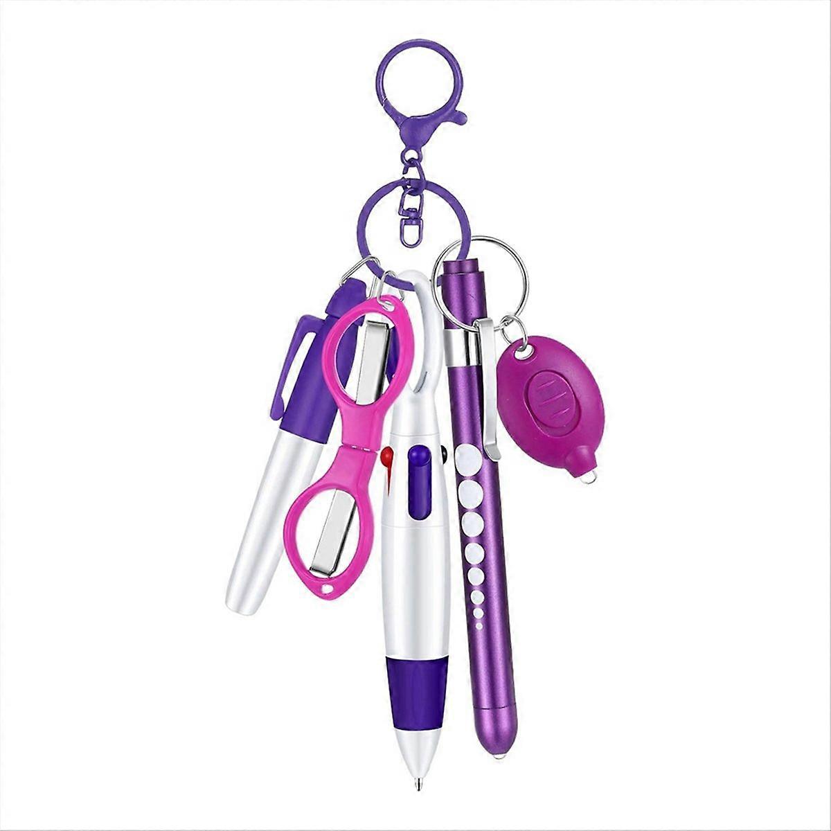 6-in-1 Multifunction Retractable Ball Pen Set 