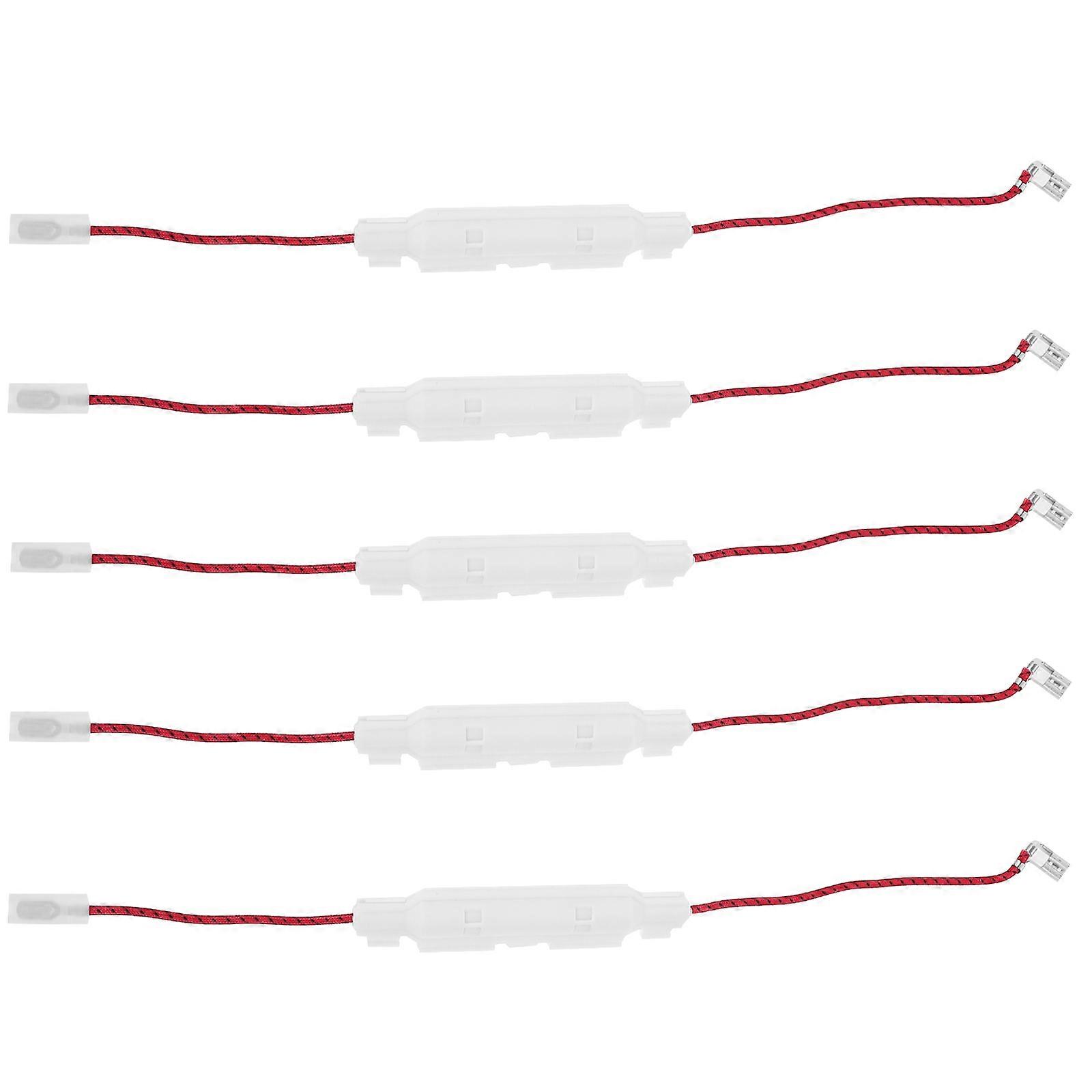 Microwave Oven Fuse Holder High Voltage Fuse Replacement 5Pcs Pack